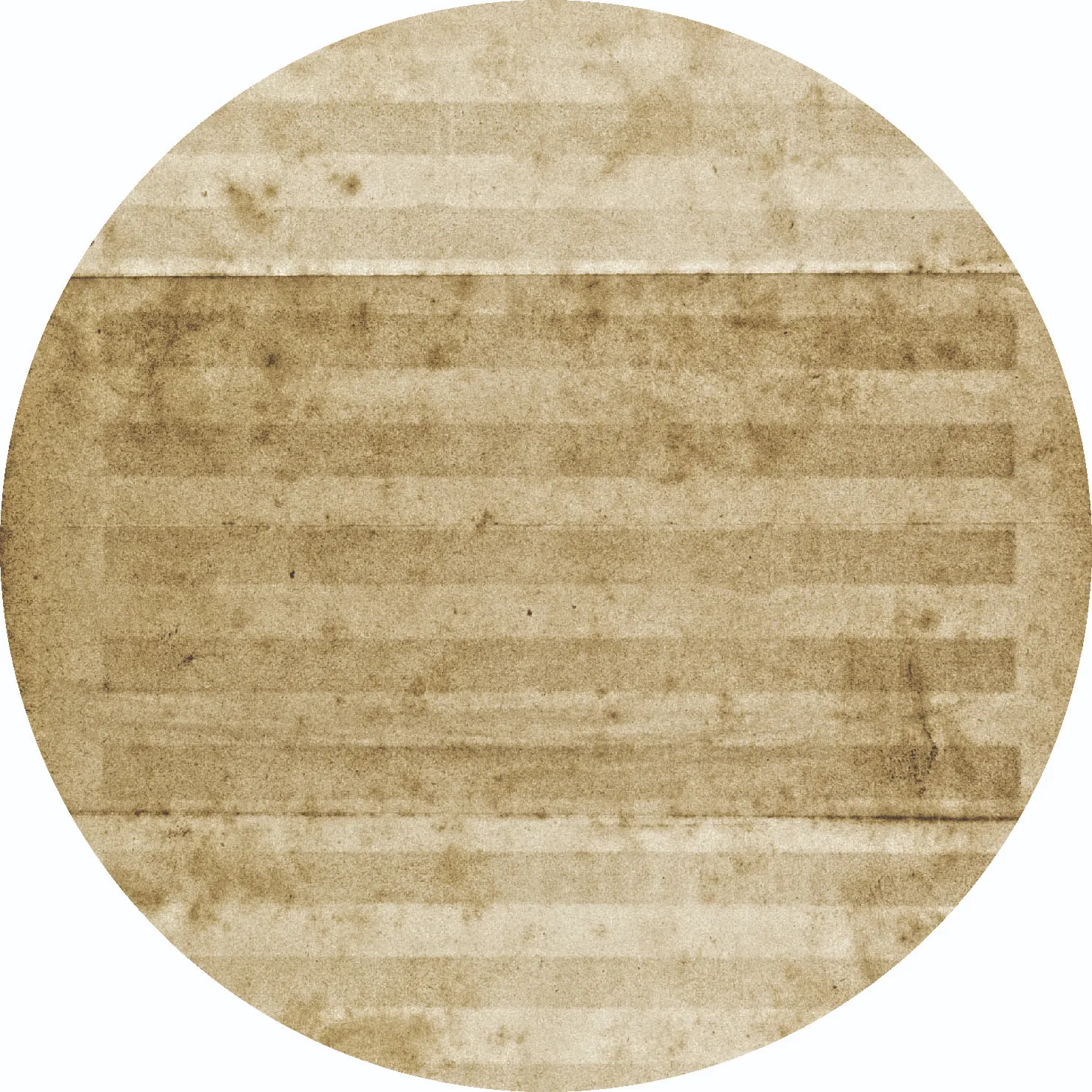 Rundt teppe - Lumio (beige)