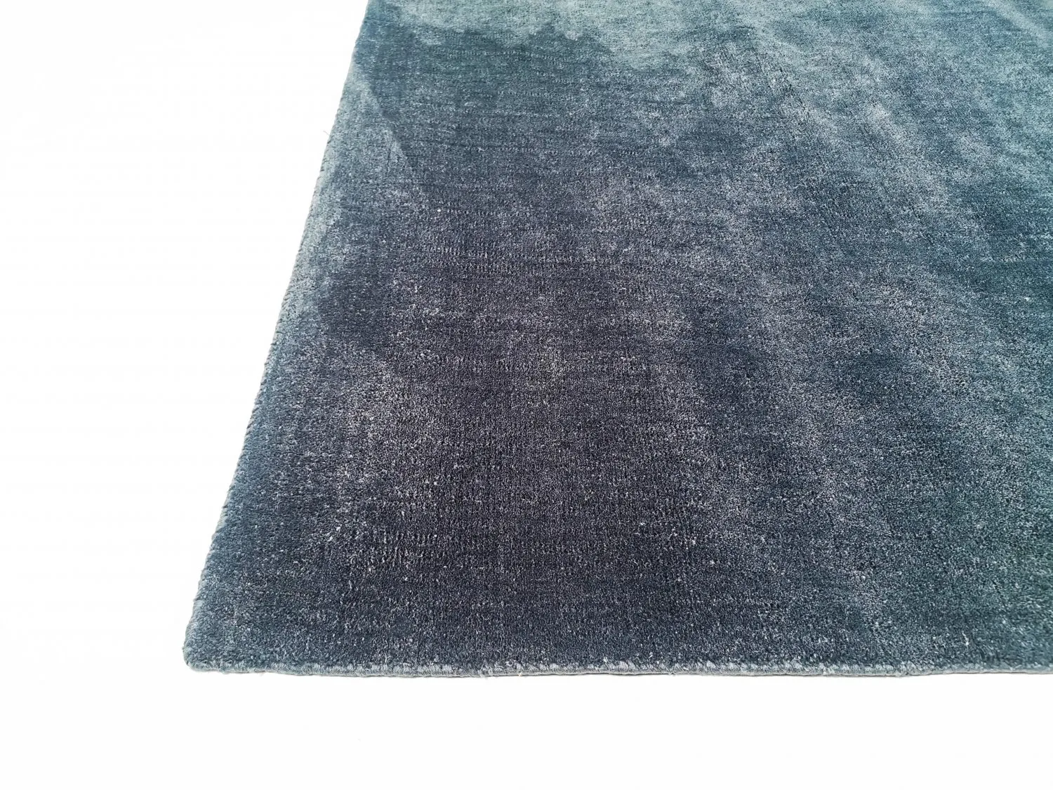 Recycled PET with viscose look (blå)
