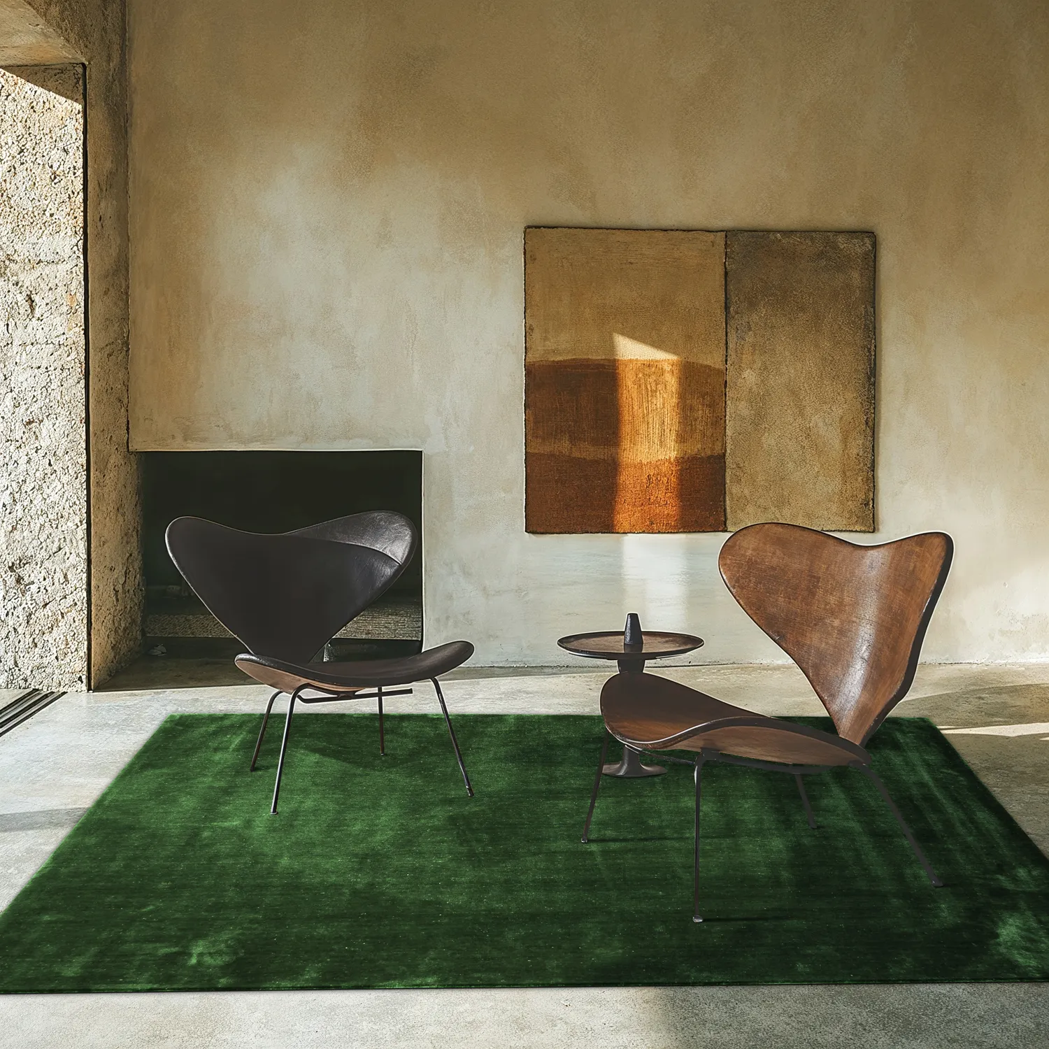Recycled PET with viscose look (grønn)
