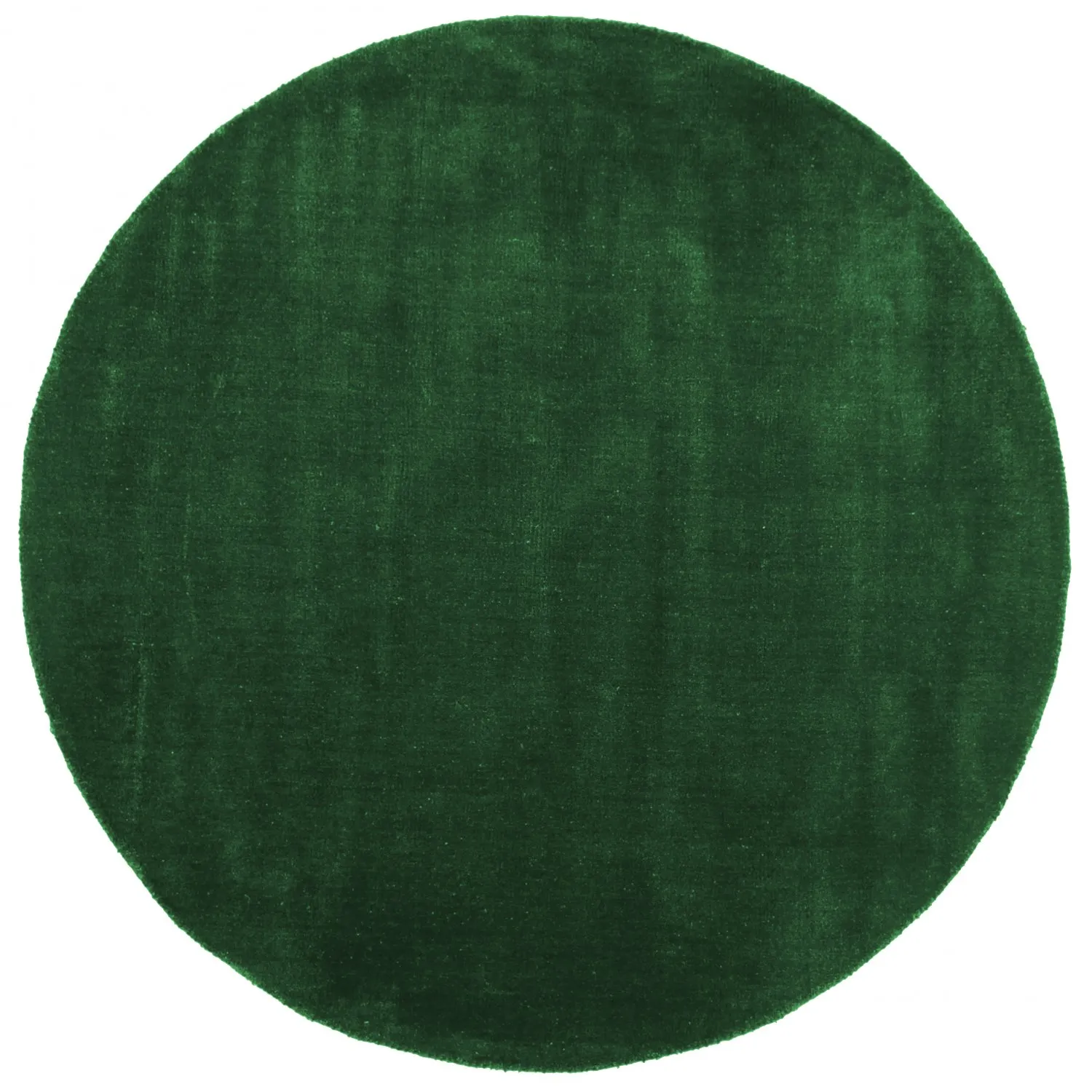 Rundt teppe - Recycled PET with viscose look (grønn)