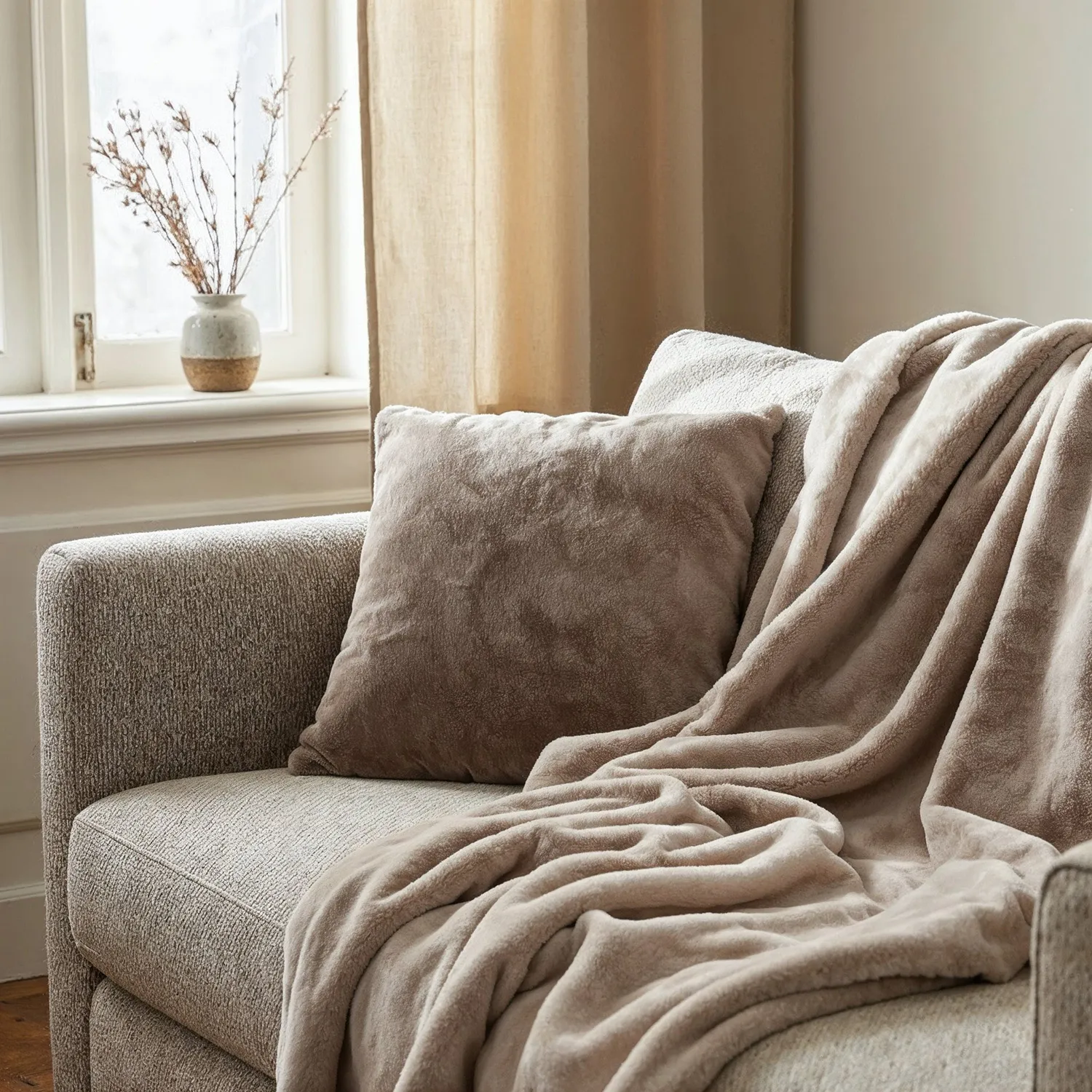 Pledd - Aranga Super Soft Throw (brun)