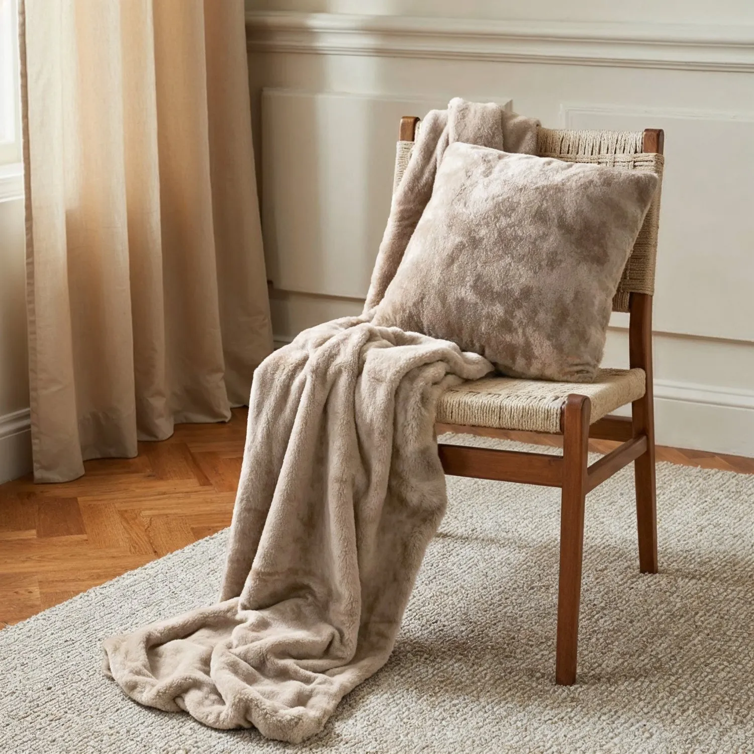 Pledd - Aranga Super Soft Throw (brun)