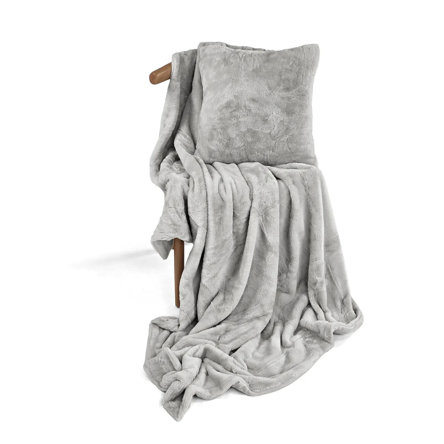 Pledd - Aranga Super Soft Throw (grå)