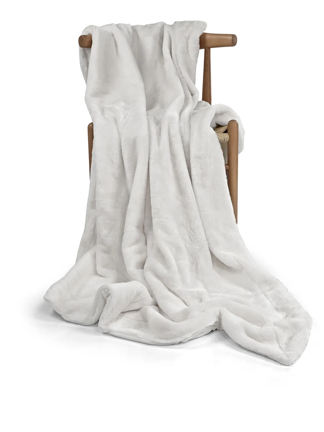 Pledd - Aranga Super Soft Throw (hvit)