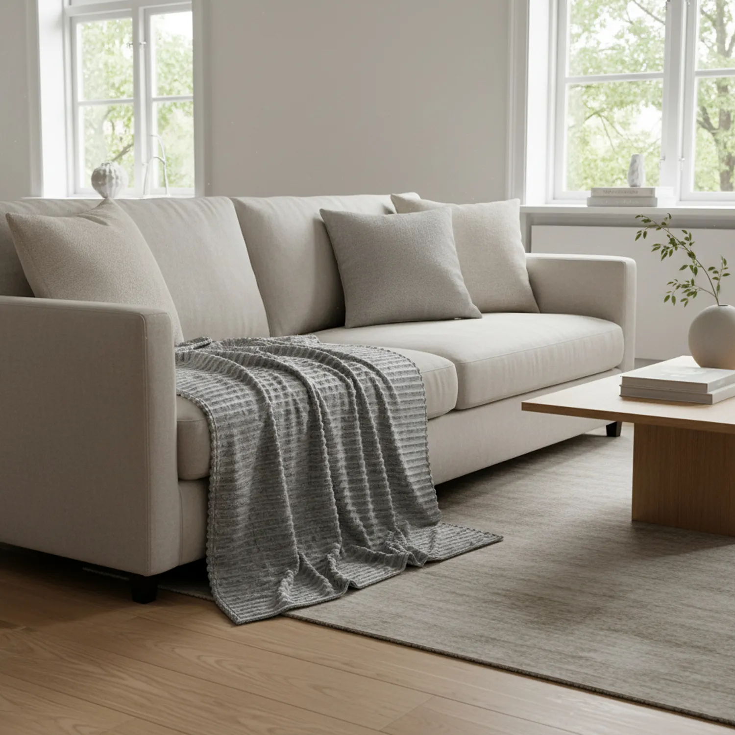 Pledd - Haines Blanket (grå)