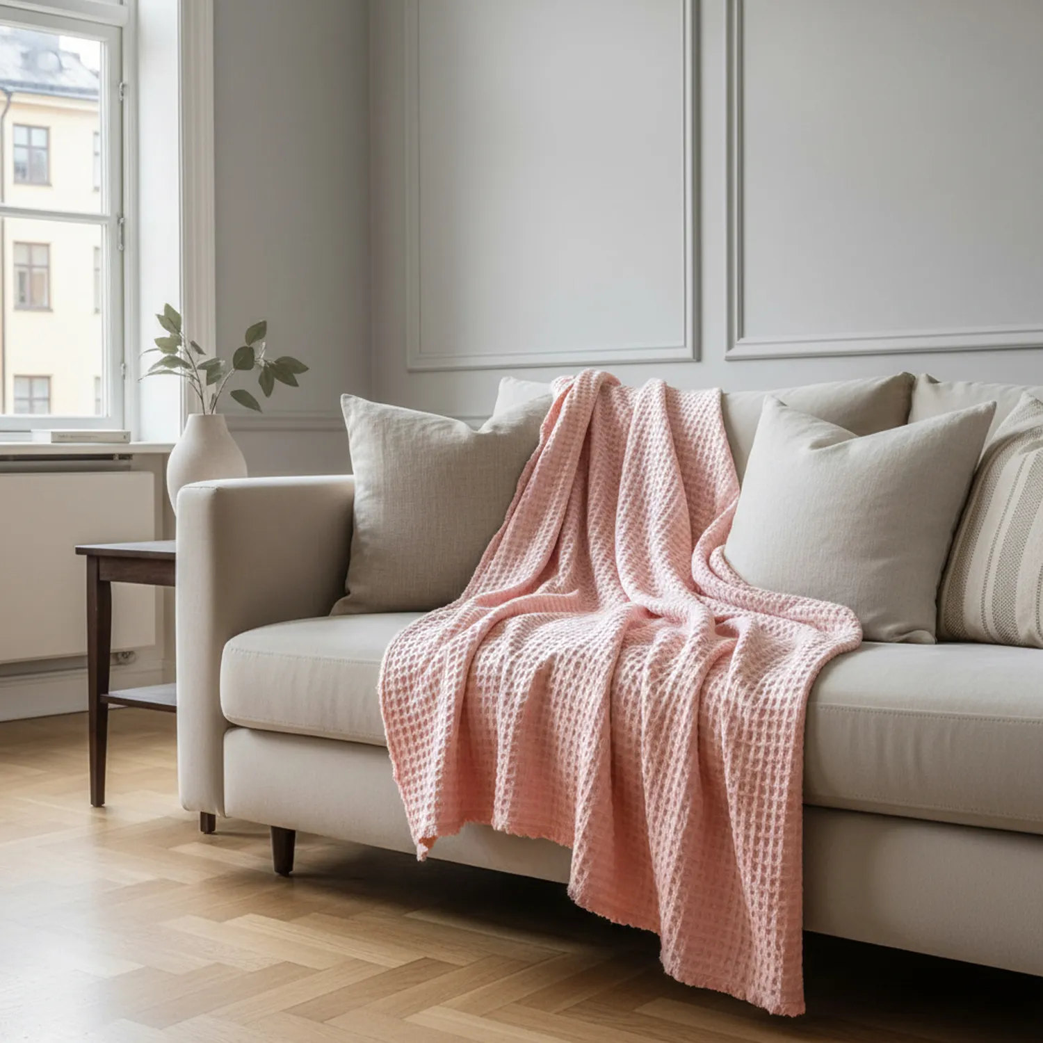 Pledd - Juneau Blanket (rosa)