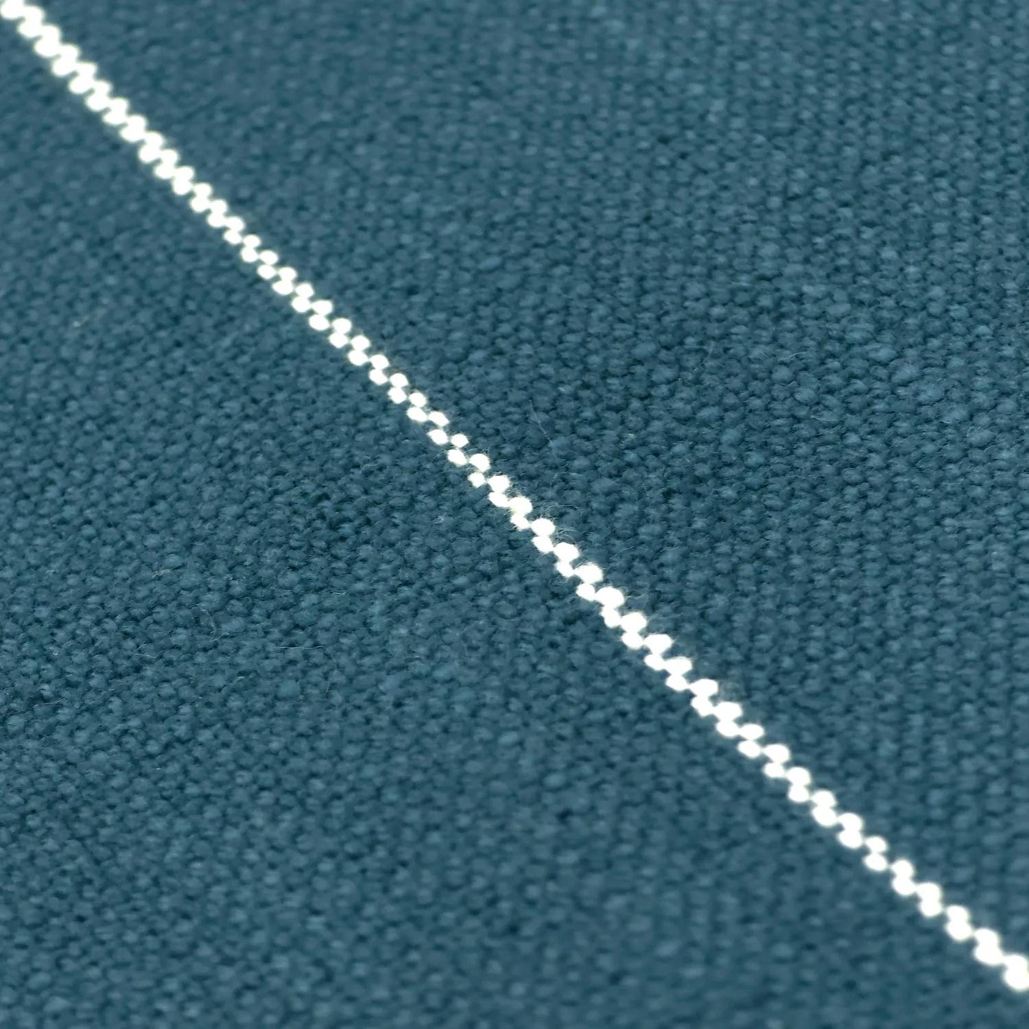 Tepper - Bomullspledd - Martina Stripe (blå/hvit)