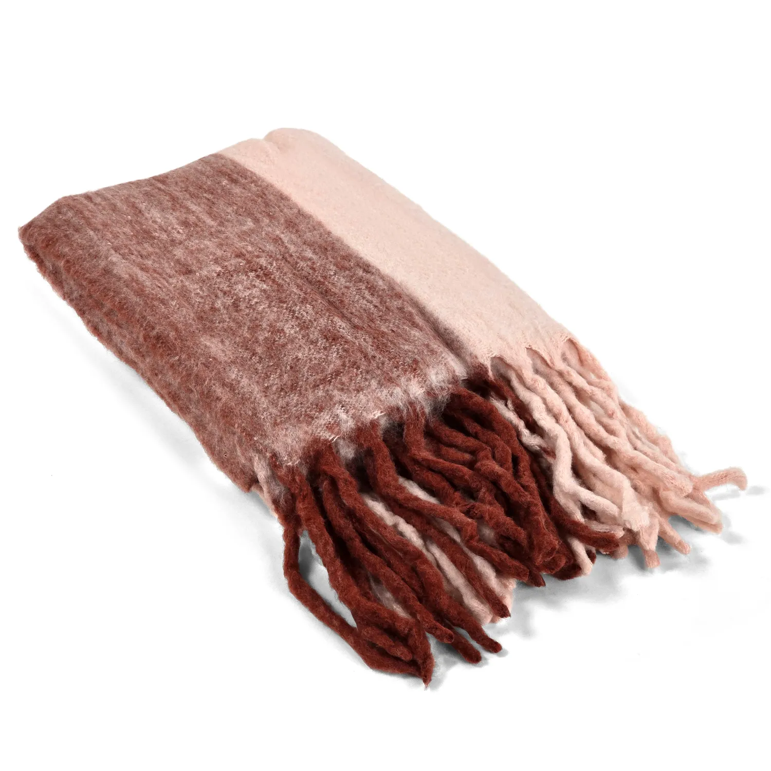 Pledd - Pledd i ullblanding - Carol (rosa)