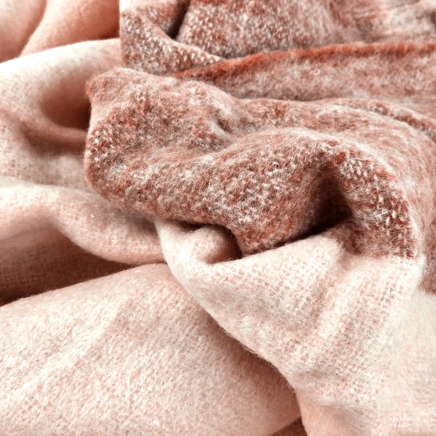 Pledd - Pledd i ullblanding - Carol (rosa)