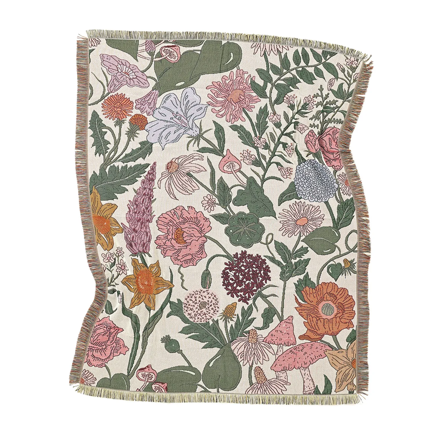 Pledd - Fiori Tapestry Blanket (multi)