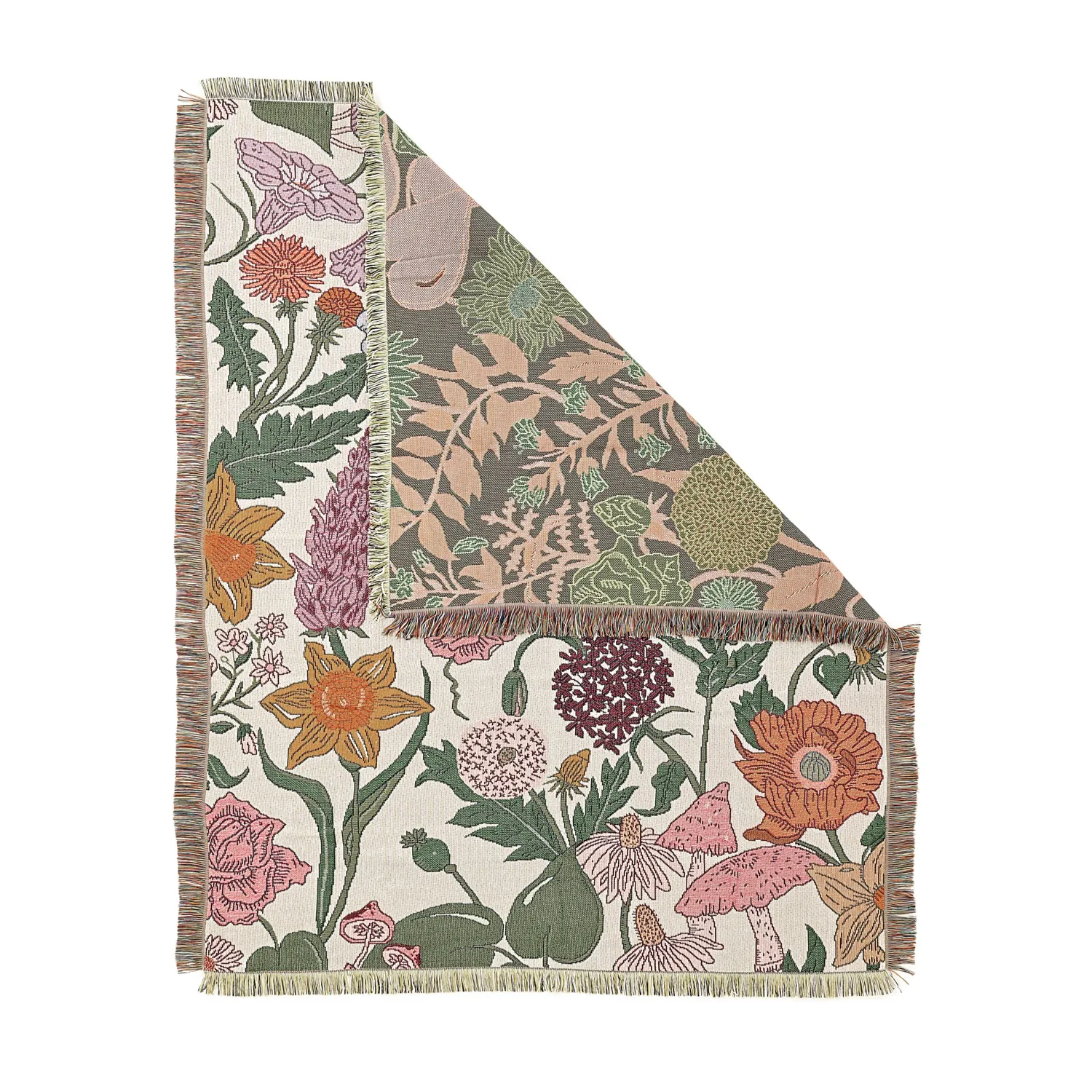 Pledd - Fiori Tapestry Blanket (multi)