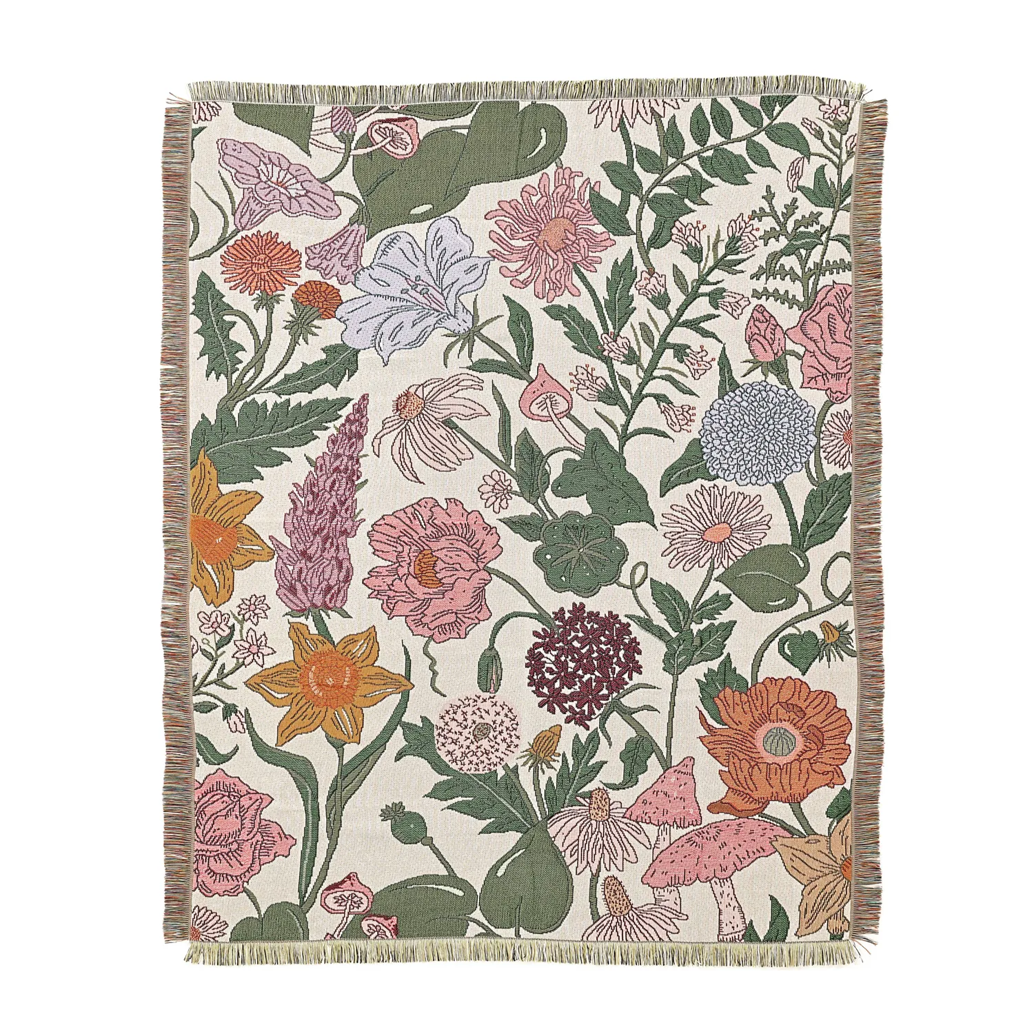 Pledd - Fiori Tapestry Blanket (multi)