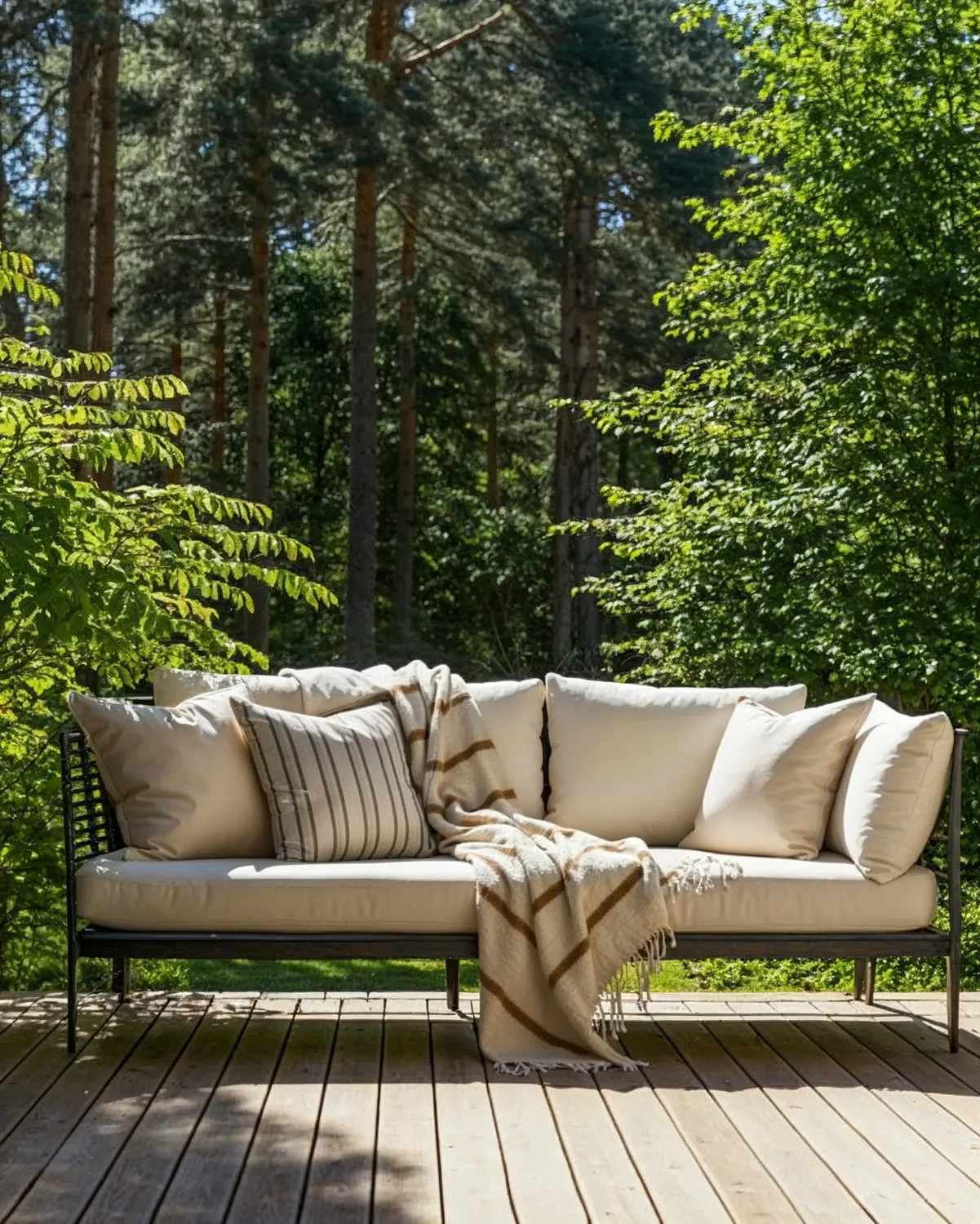 Pledd - Pledd i ullblanding - Miranda (gul)