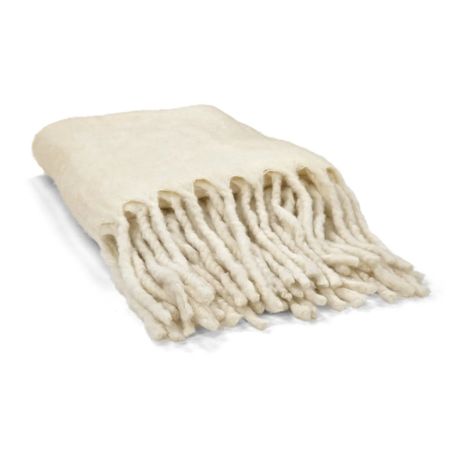 Pledd - Pledd i ullblanding - Samantha (offwhite)