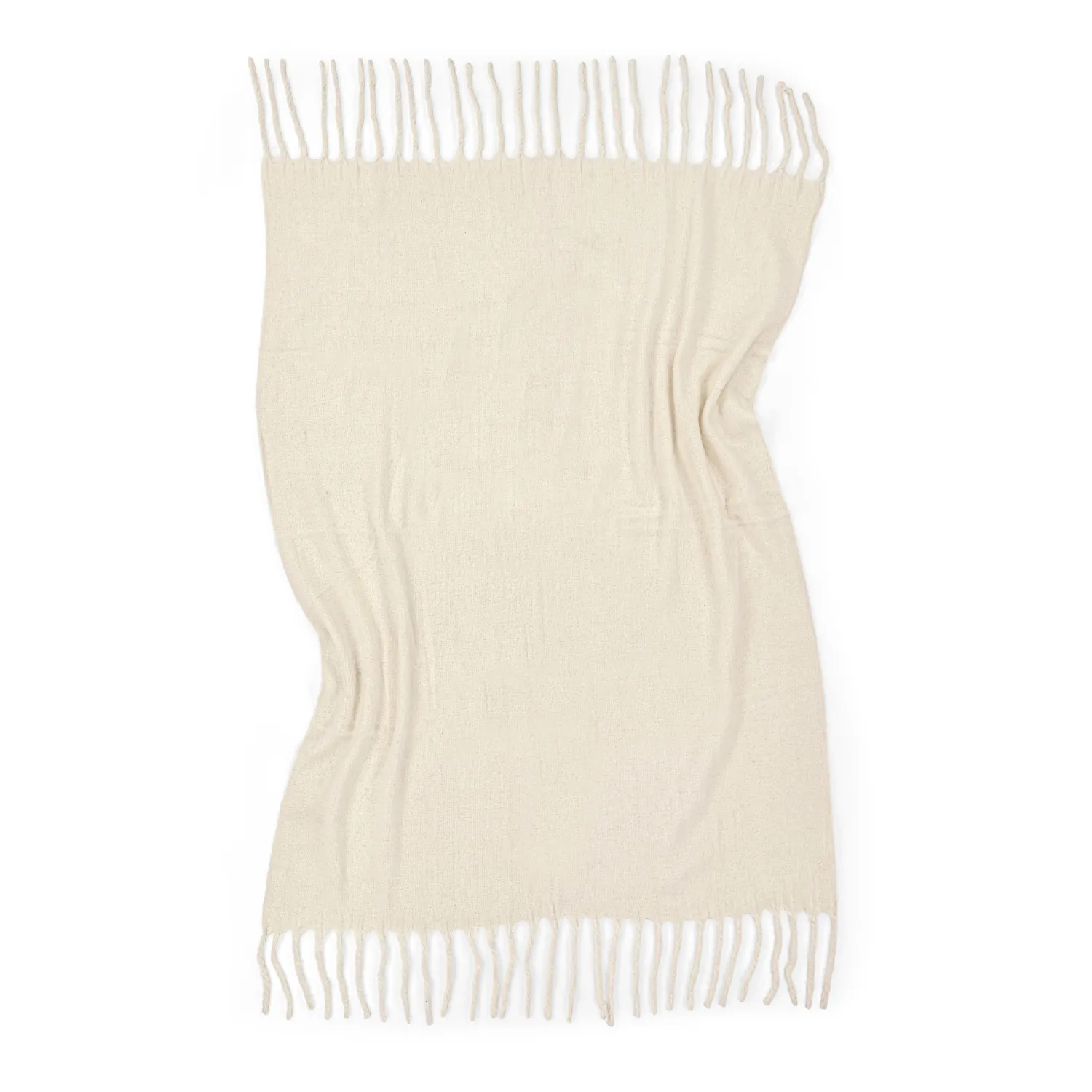 Pledd - Pledd i ullblanding - Samantha (offwhite)