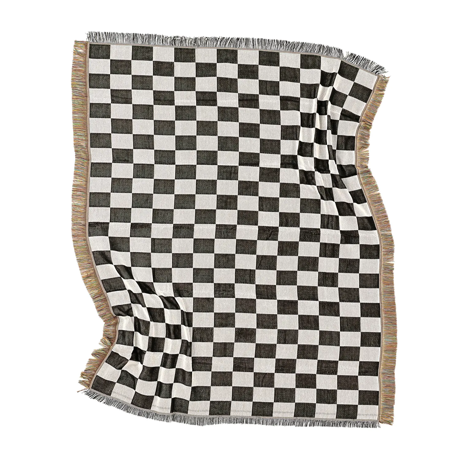 Pledd - Wallace Tapestry Blanket (svart/hvitt)