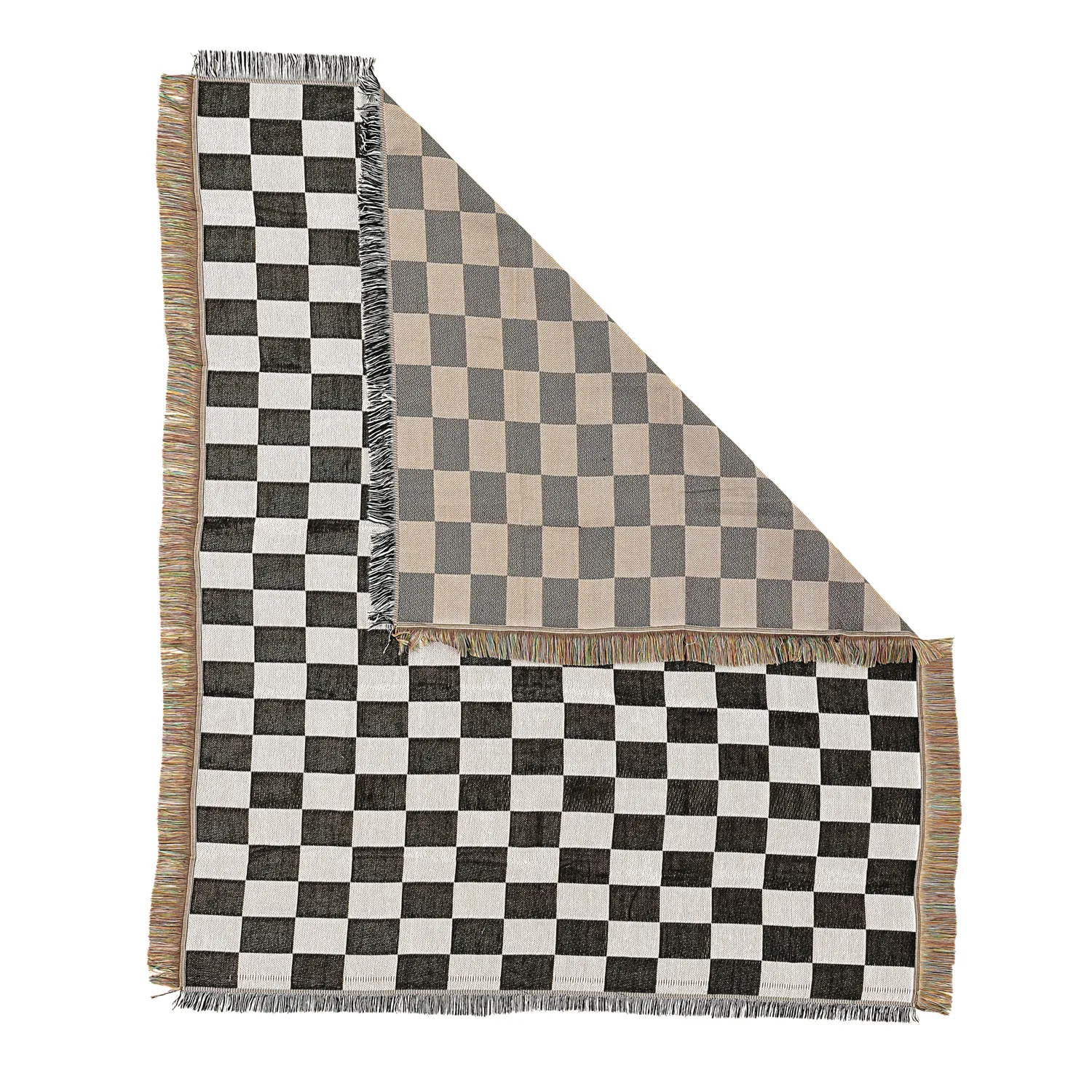 Pledd - Wallace Tapestry Blanket (svart/hvitt)
