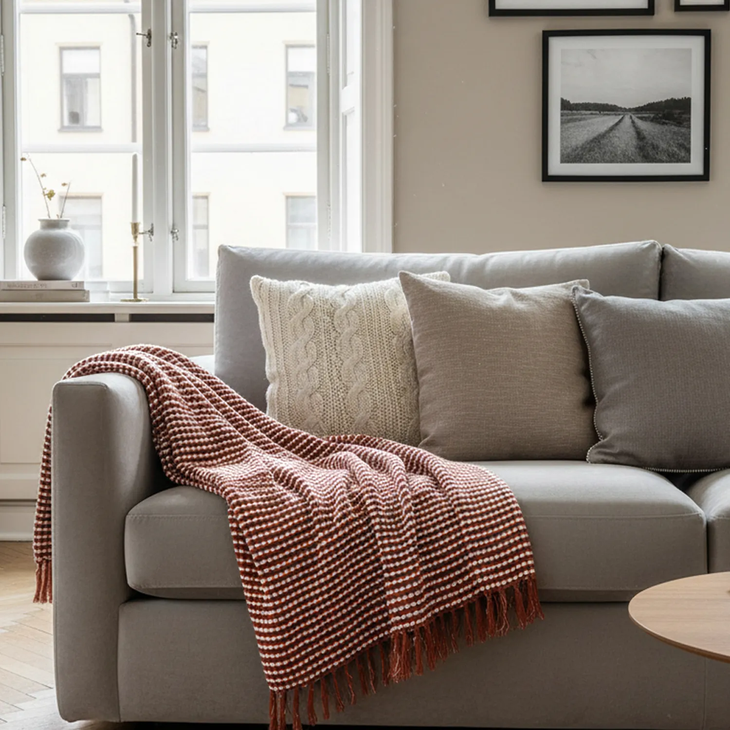 Pledd - Quebec Blanket (rød)