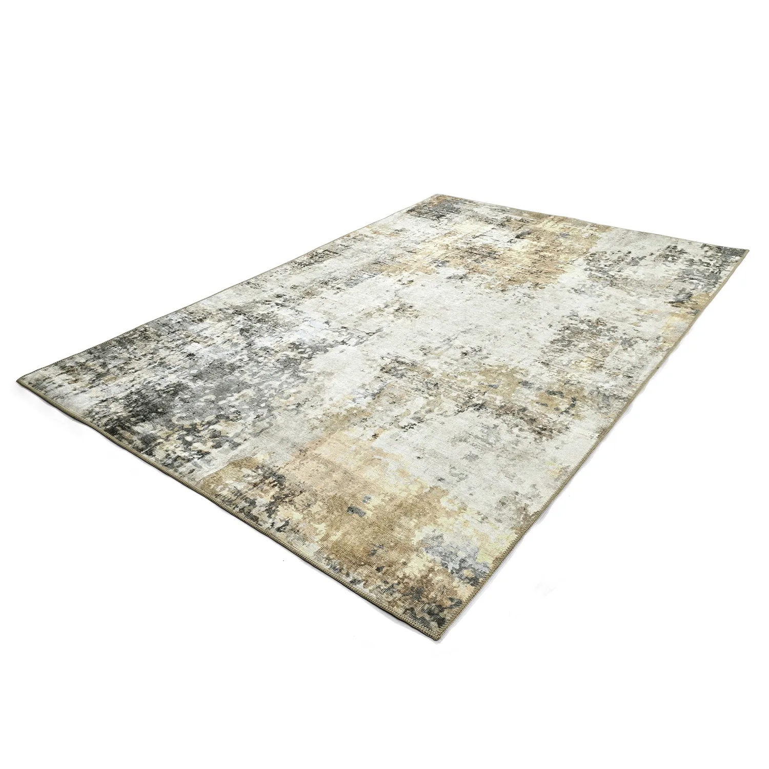 Flatvevd teppe - Comino (beige/multi)