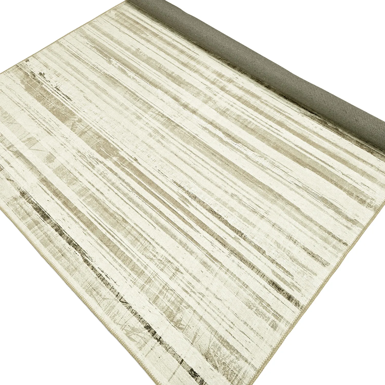 Flatvevd teppe - Delara (beige)