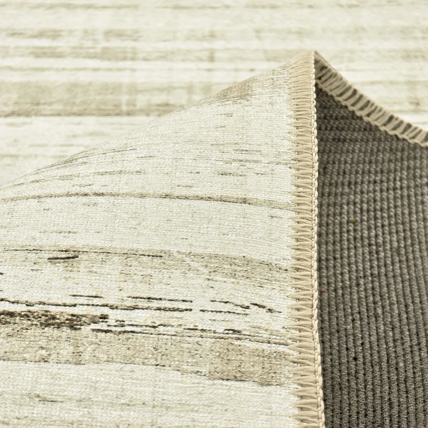 Flatvevd teppe - Delara (beige)