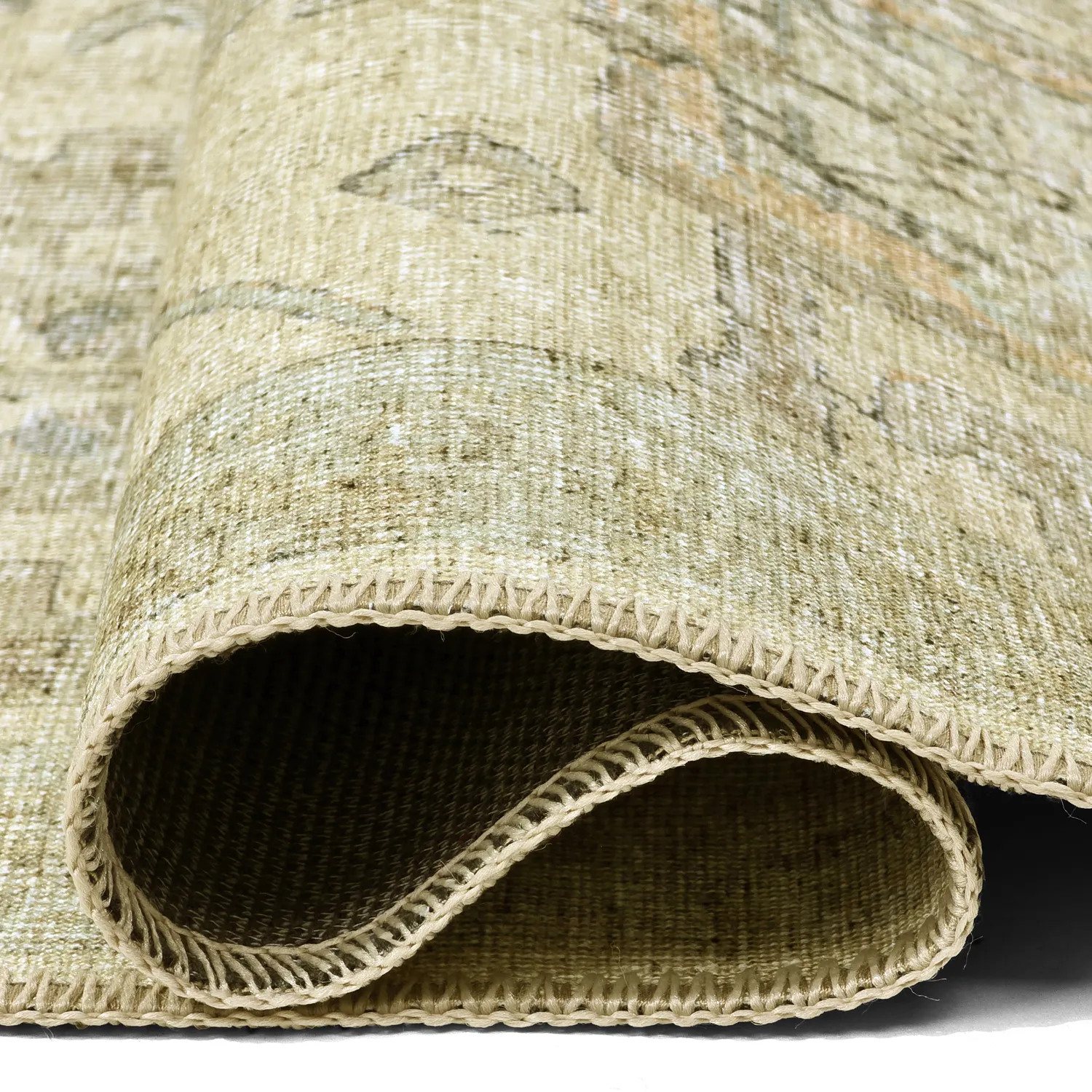 Flatvevd teppe - Noura (beige)