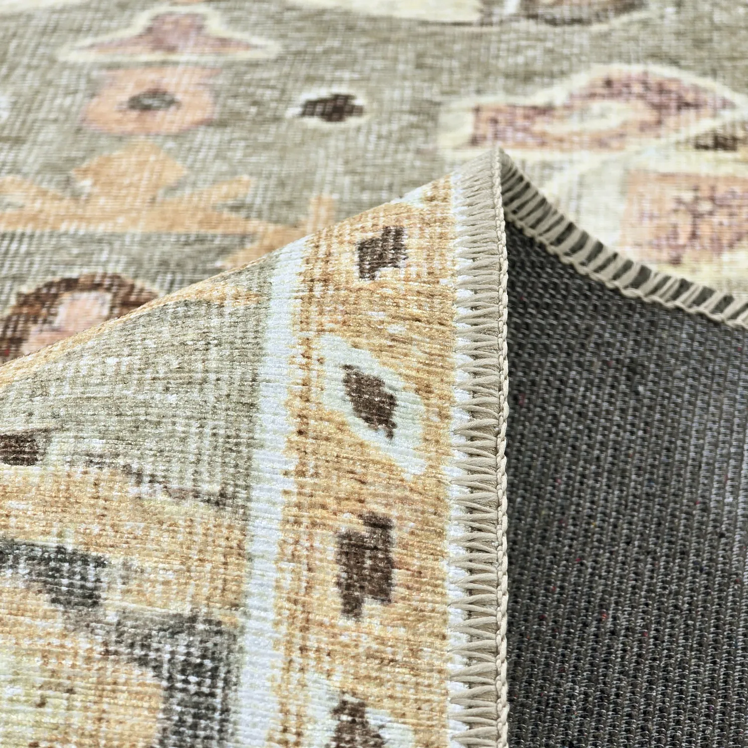 Flatvevd teppe - Yara (beige)