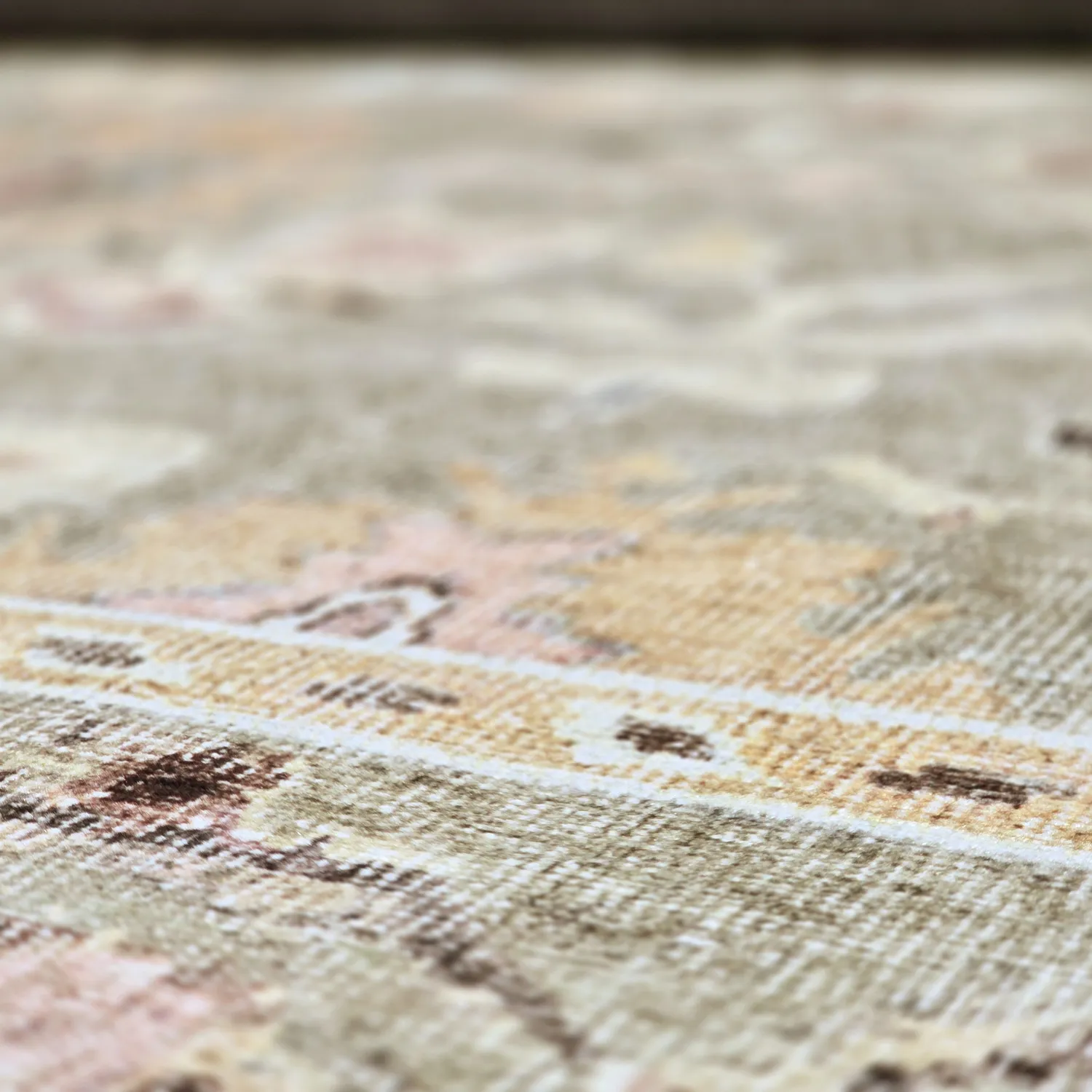 Flatvevd teppe - Yara (beige)