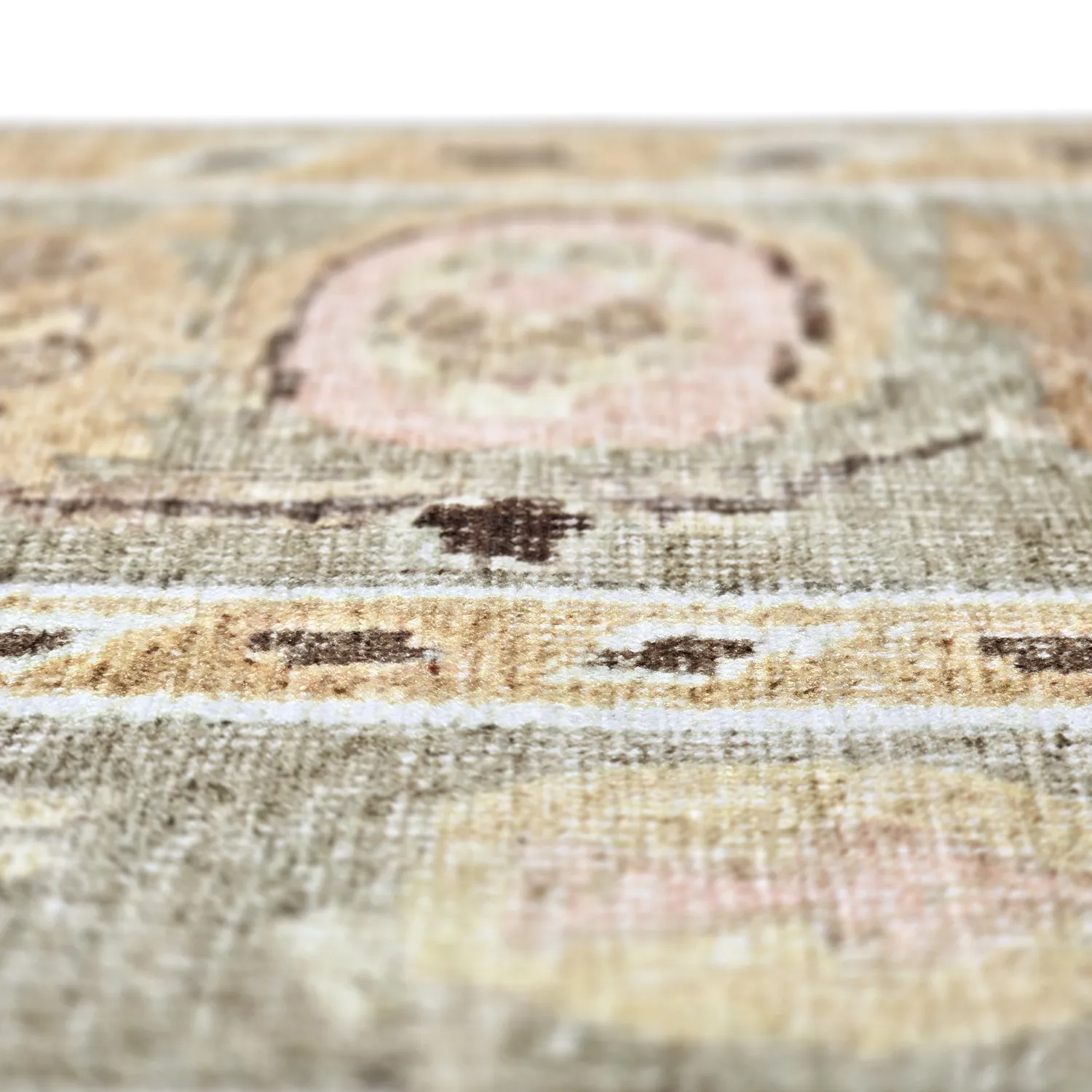 Flatvevd teppe - Yara (beige)