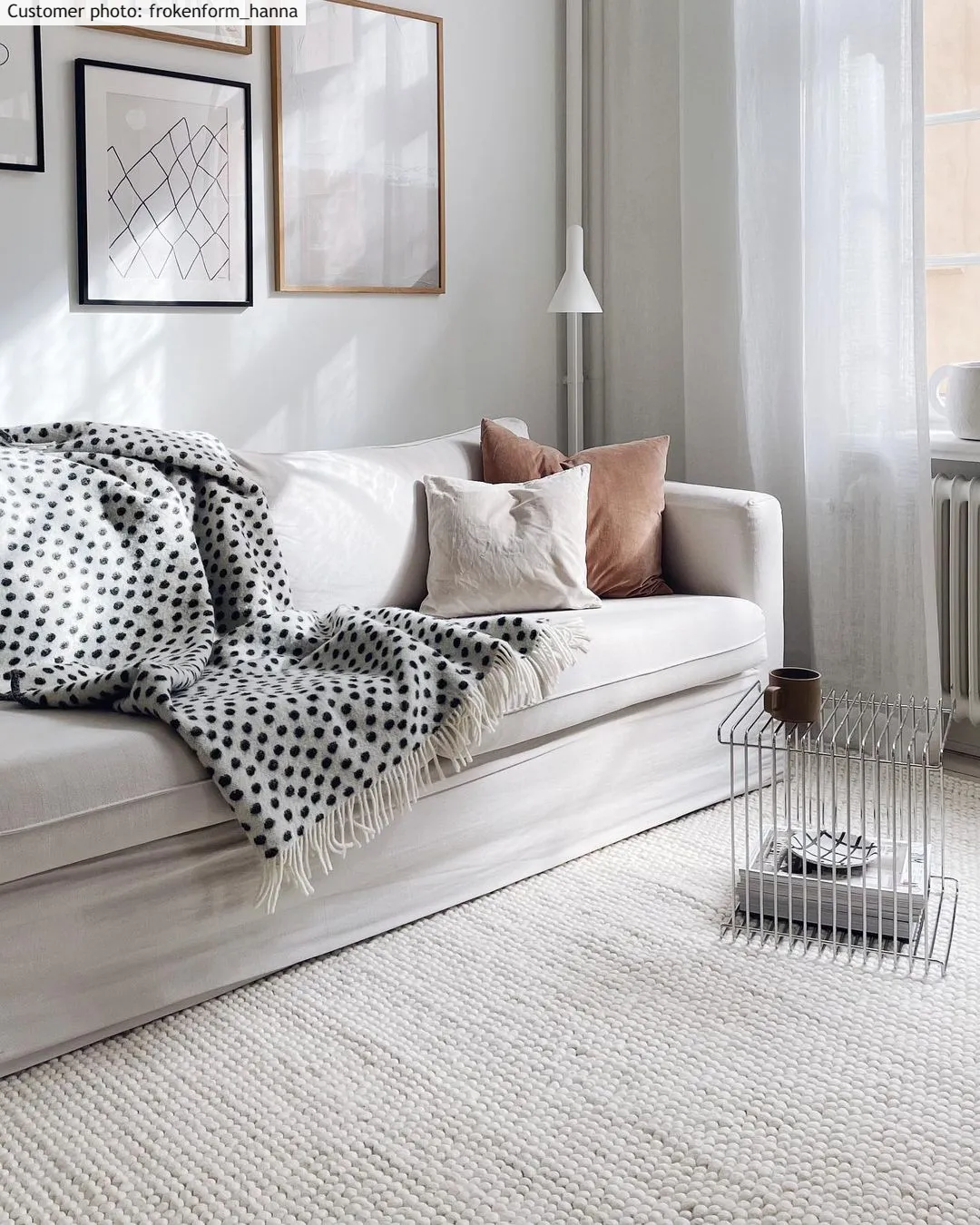 Ullteppe - Avafors Wool Bubble (beige)