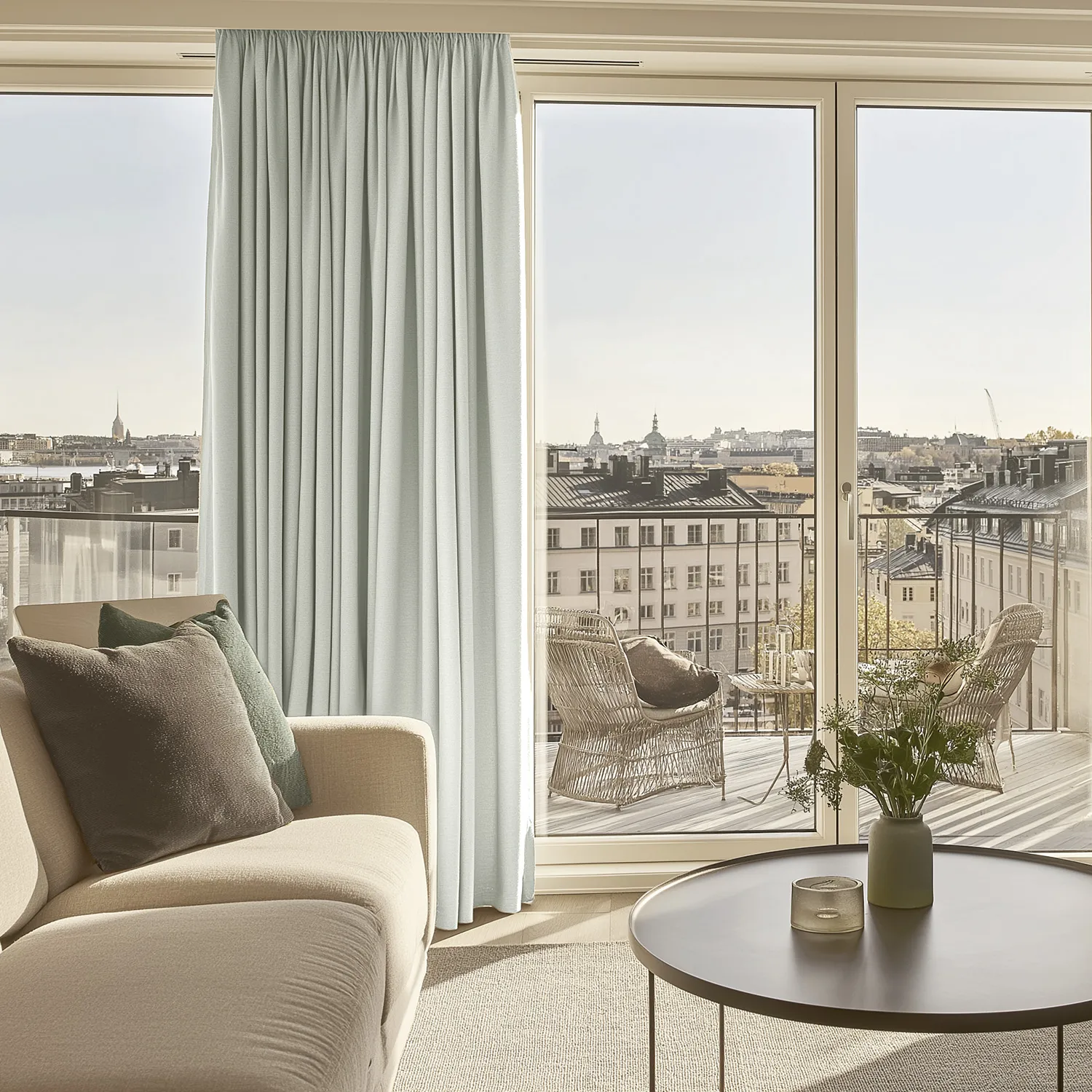Gardiner - Mørkleggingsgardin Octavia (lys beige)
