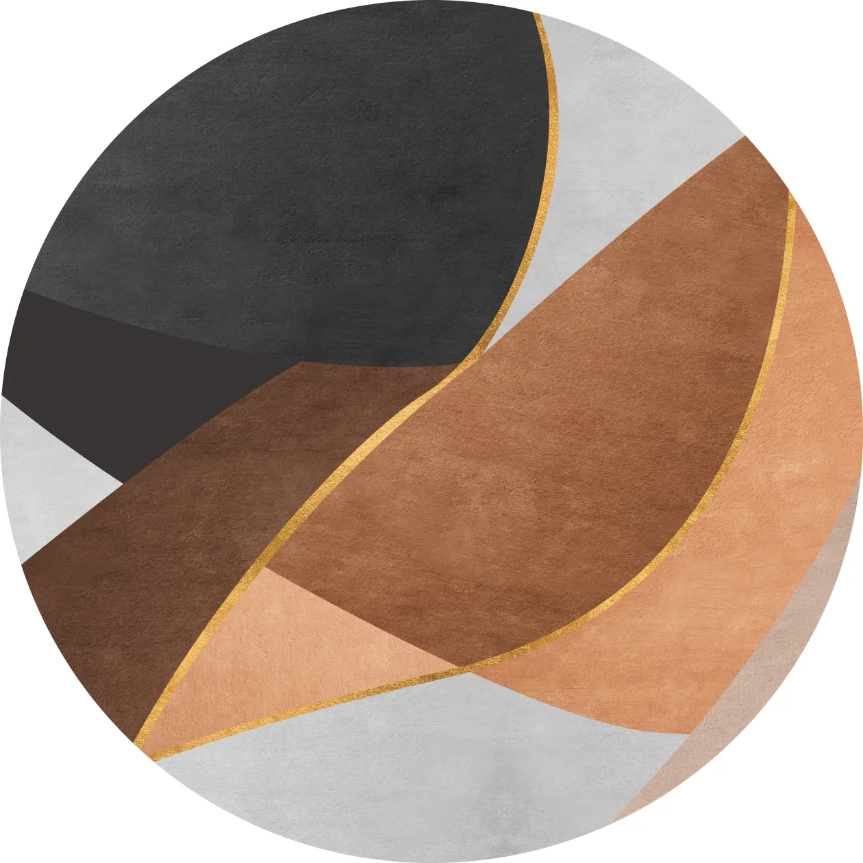 Runde tepper - Hazel (multi)