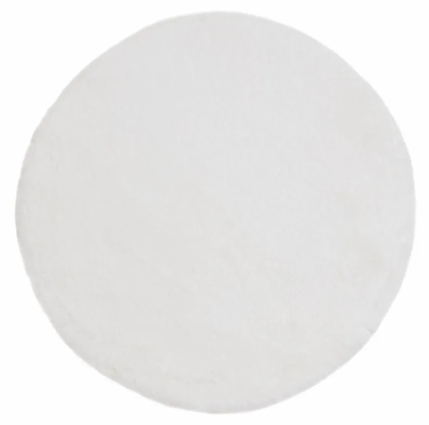 Runde tepper - Cloud Super Soft (hvit)