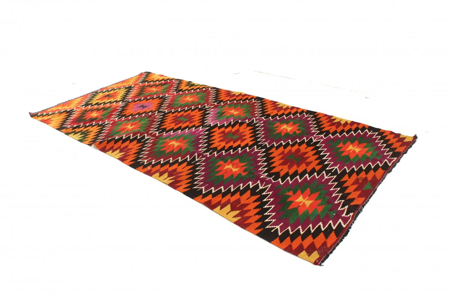 Kelim-teppe Tyrkisk 336 x 170 cm