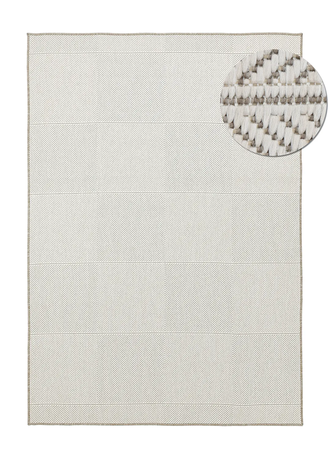 Innendørs/Utendørs tepper - utomhusmatta - Ava (beige)