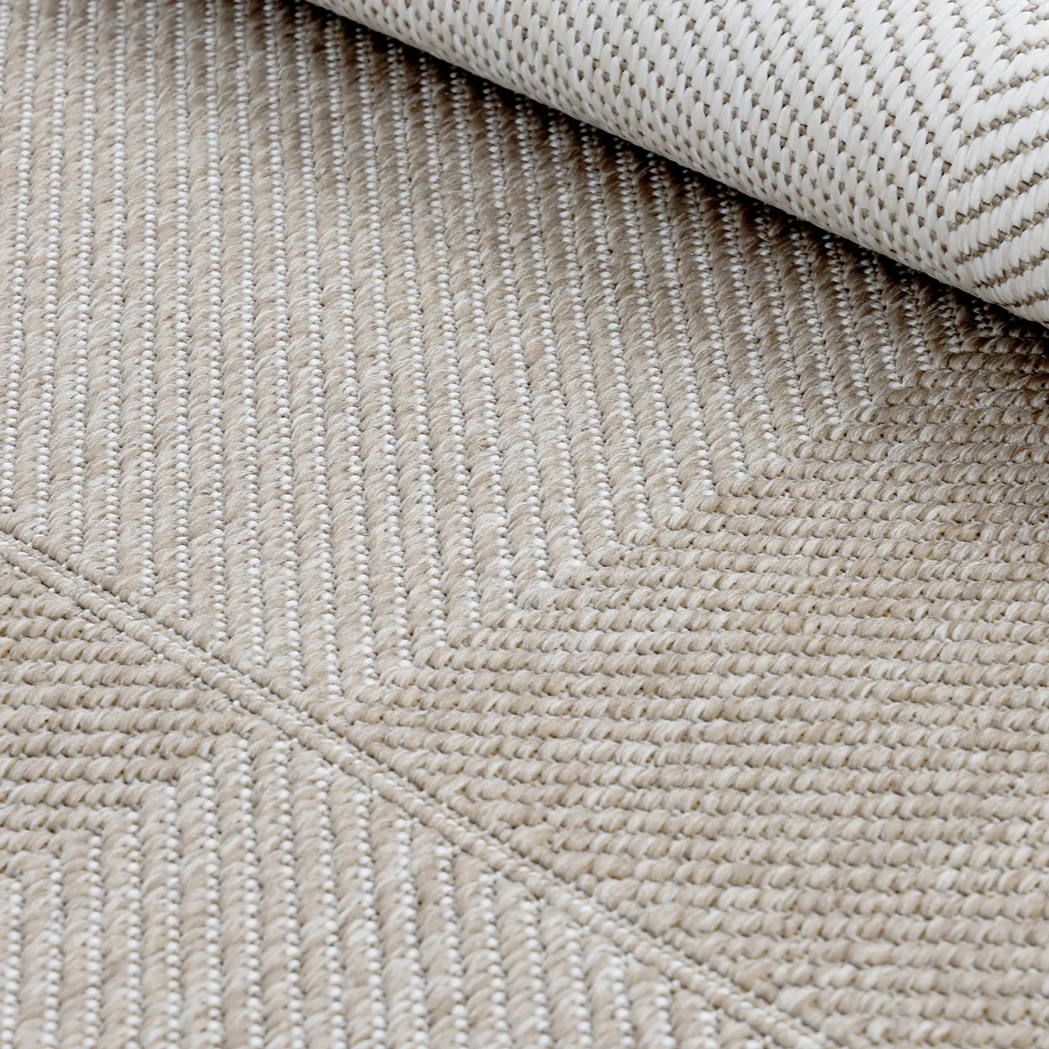 Innendørs/Utendørs tepper - utomhusmatta - Ava (beige)