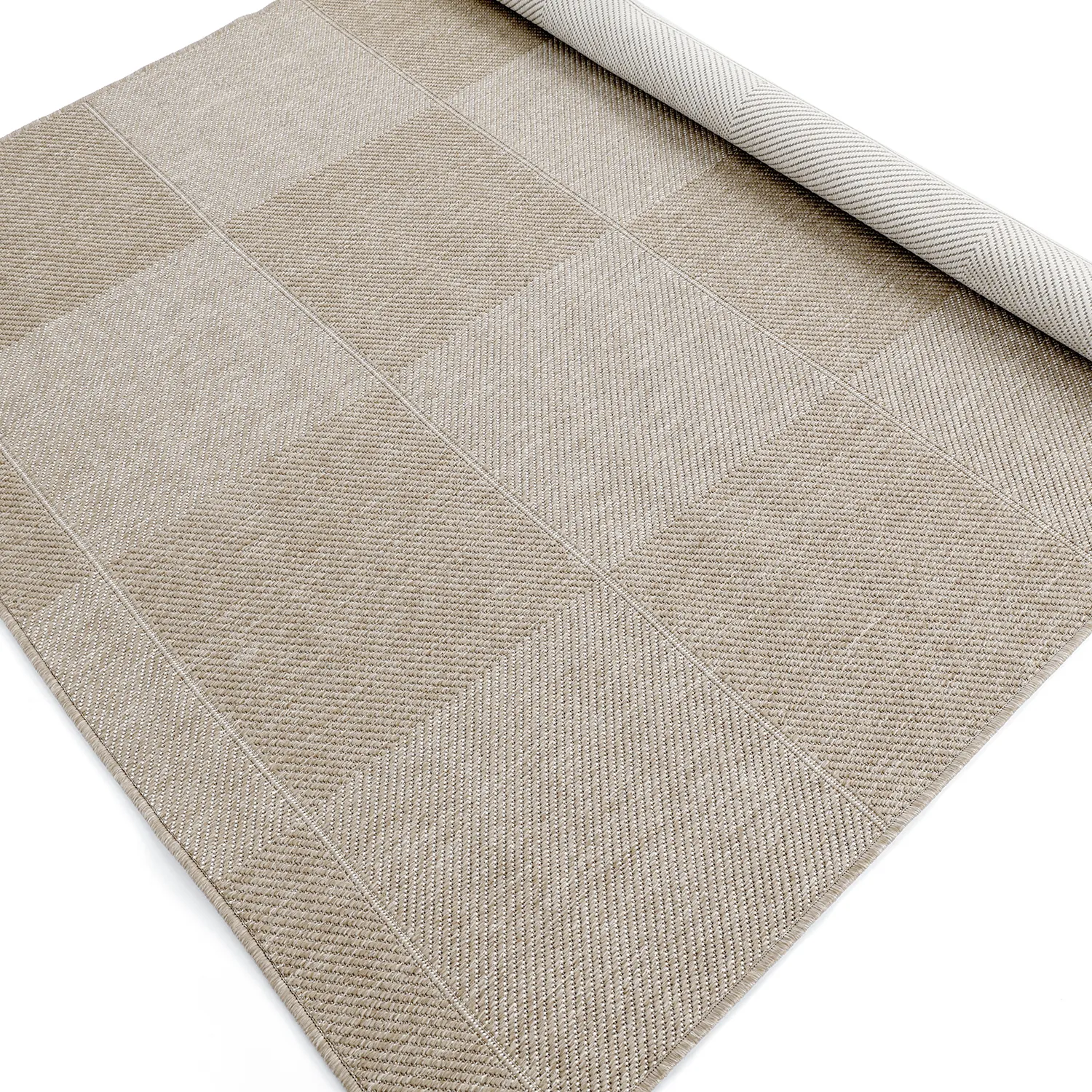 Innendørs/Utendørs tepper - utomhusmatta - Ava (beige)
