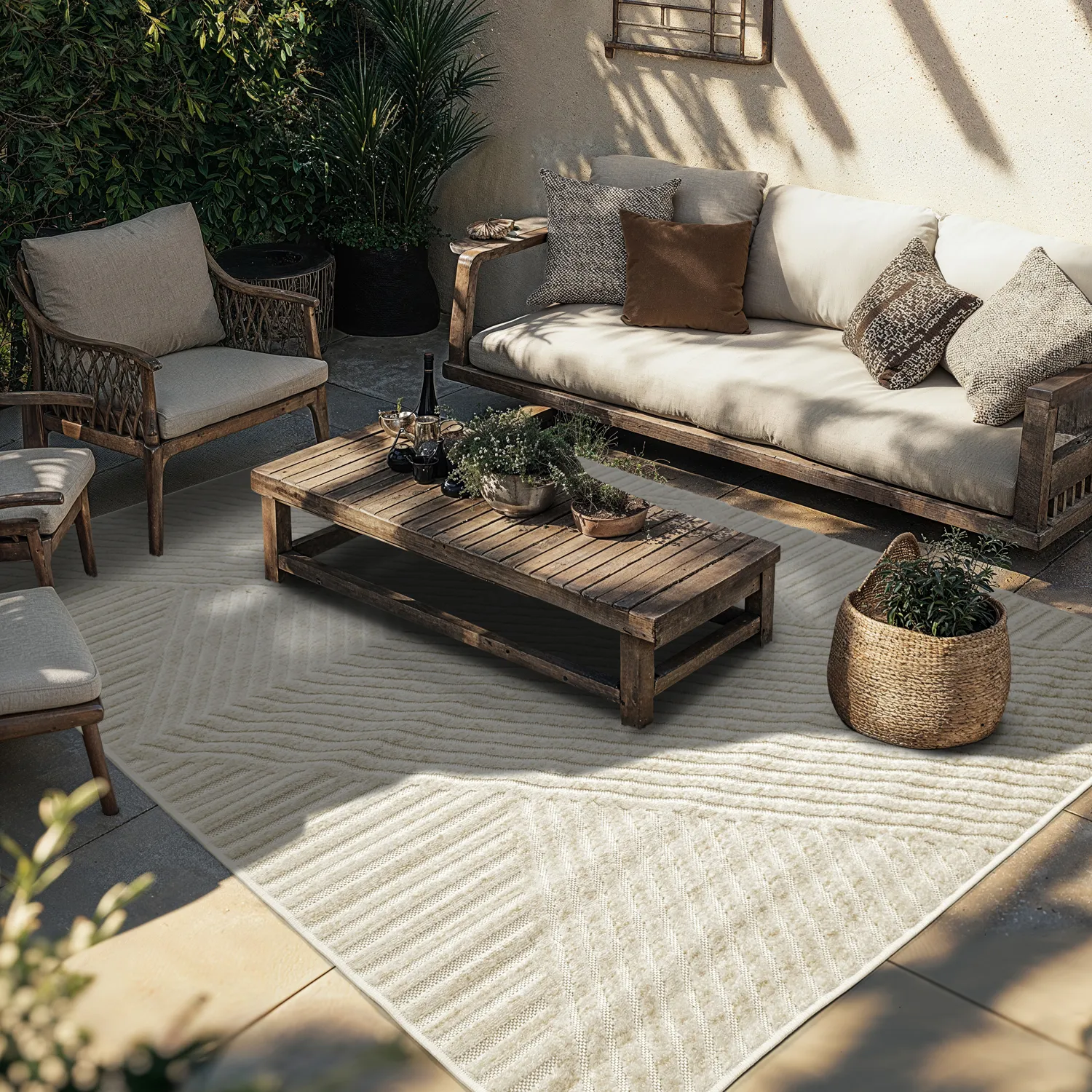 Shaggy Indoor/Outdoor - Ithaca (krem)