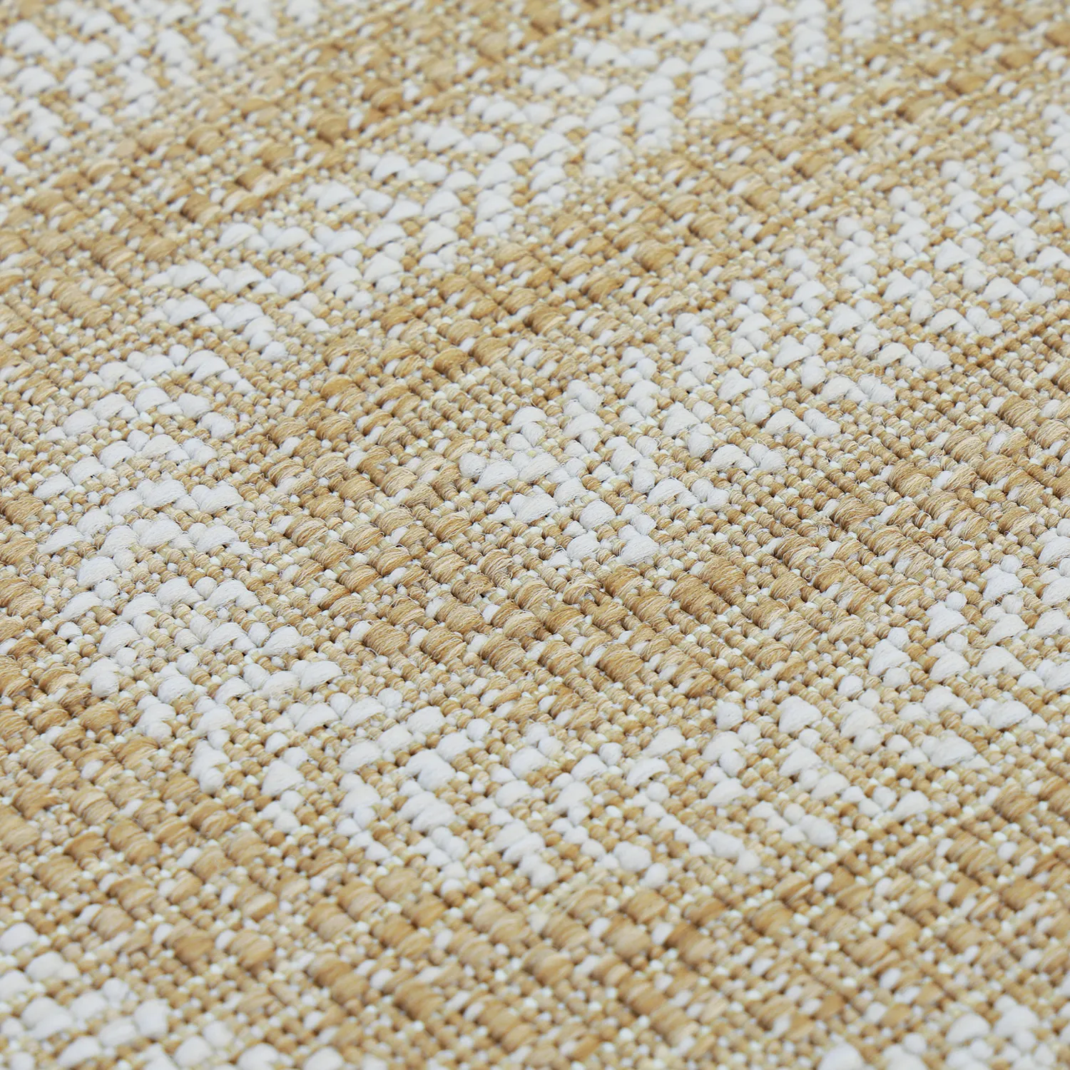 Ovalt teppe - Indoor/outdoor Leander (natur)