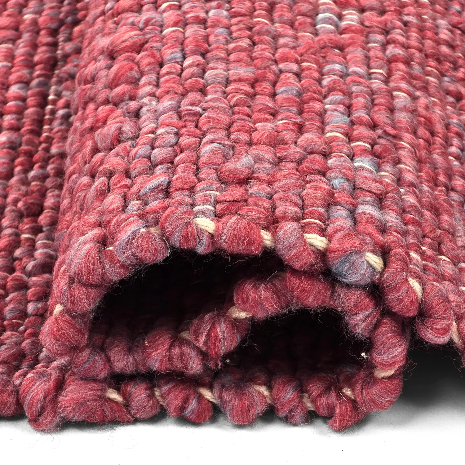 Innendørs/Utendørs tepper - Milford Wool Look (rosa)
