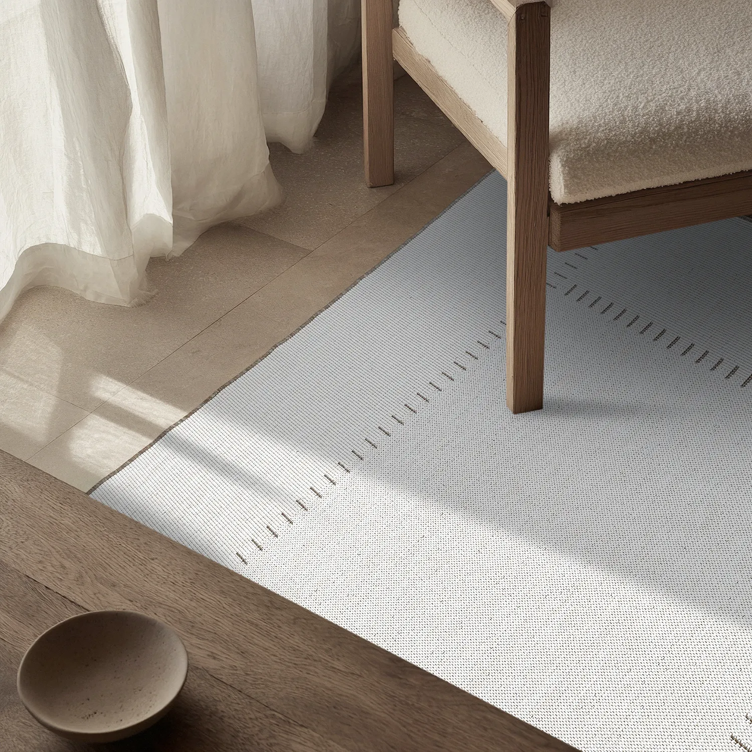 Innendørs/Utendørs tepper - utomhusmatta - Rhea (beige)