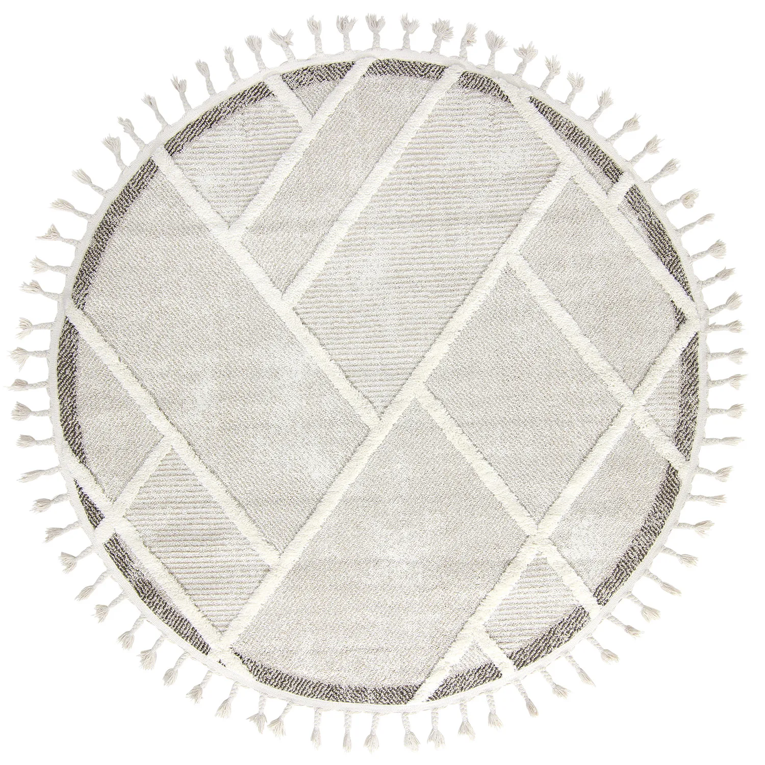 Runde tepper - Boston (beige)