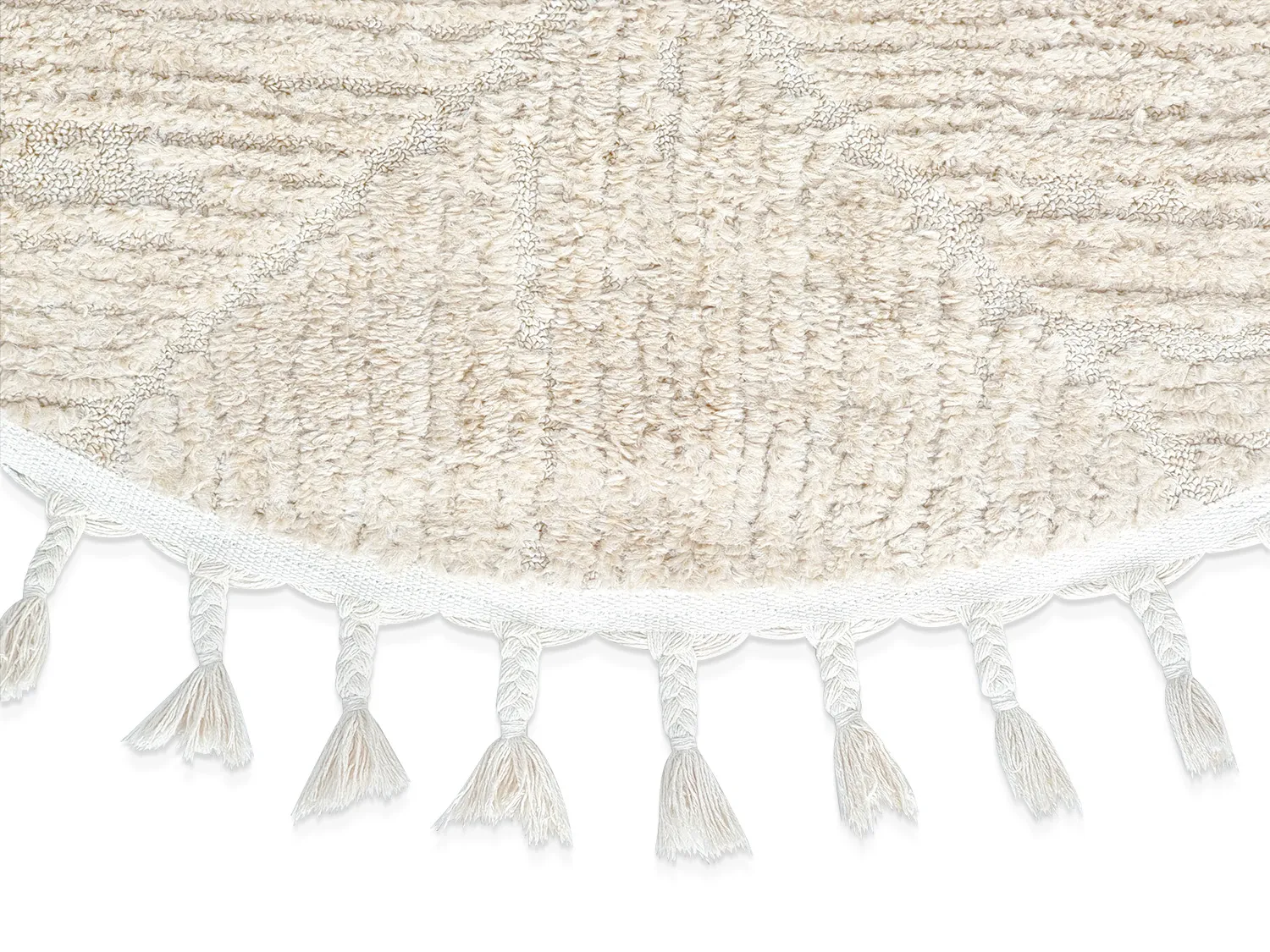 Runde tepper - Dallas (beige)