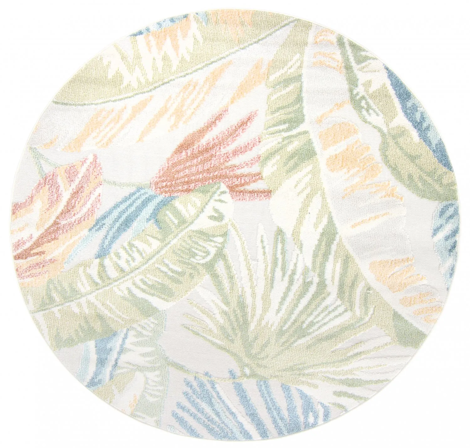 Runde tepper - Indoor/Outdoor Havana (cream/multi)