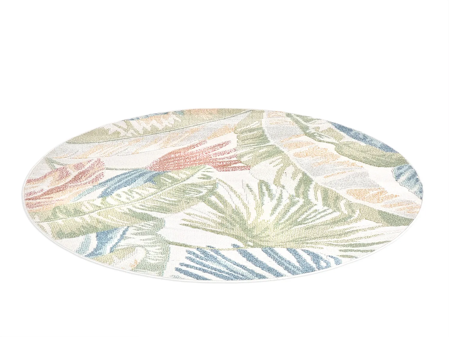 Runde tepper - Indoor/Outdoor Havana (cream/multi)