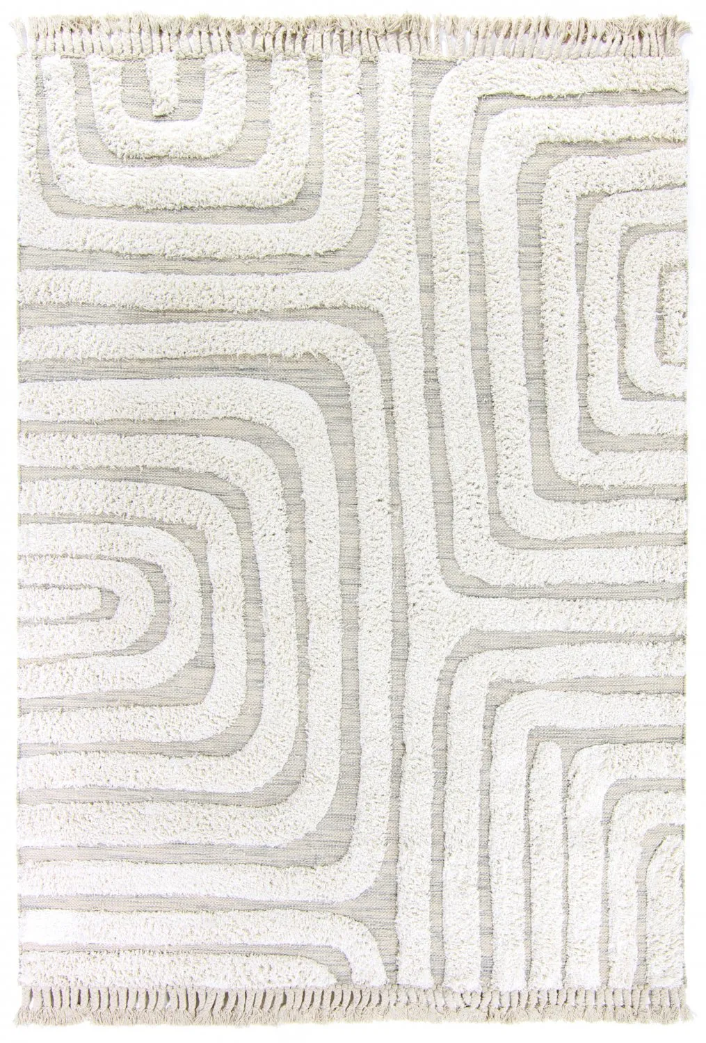 Bomullsteppe - Inez (beige)