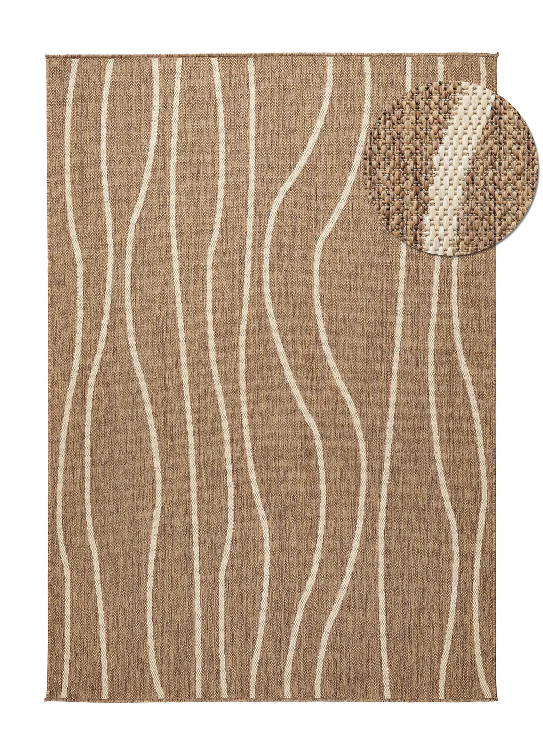 Innendørs/Utendørs tepper - Djerba (brun)