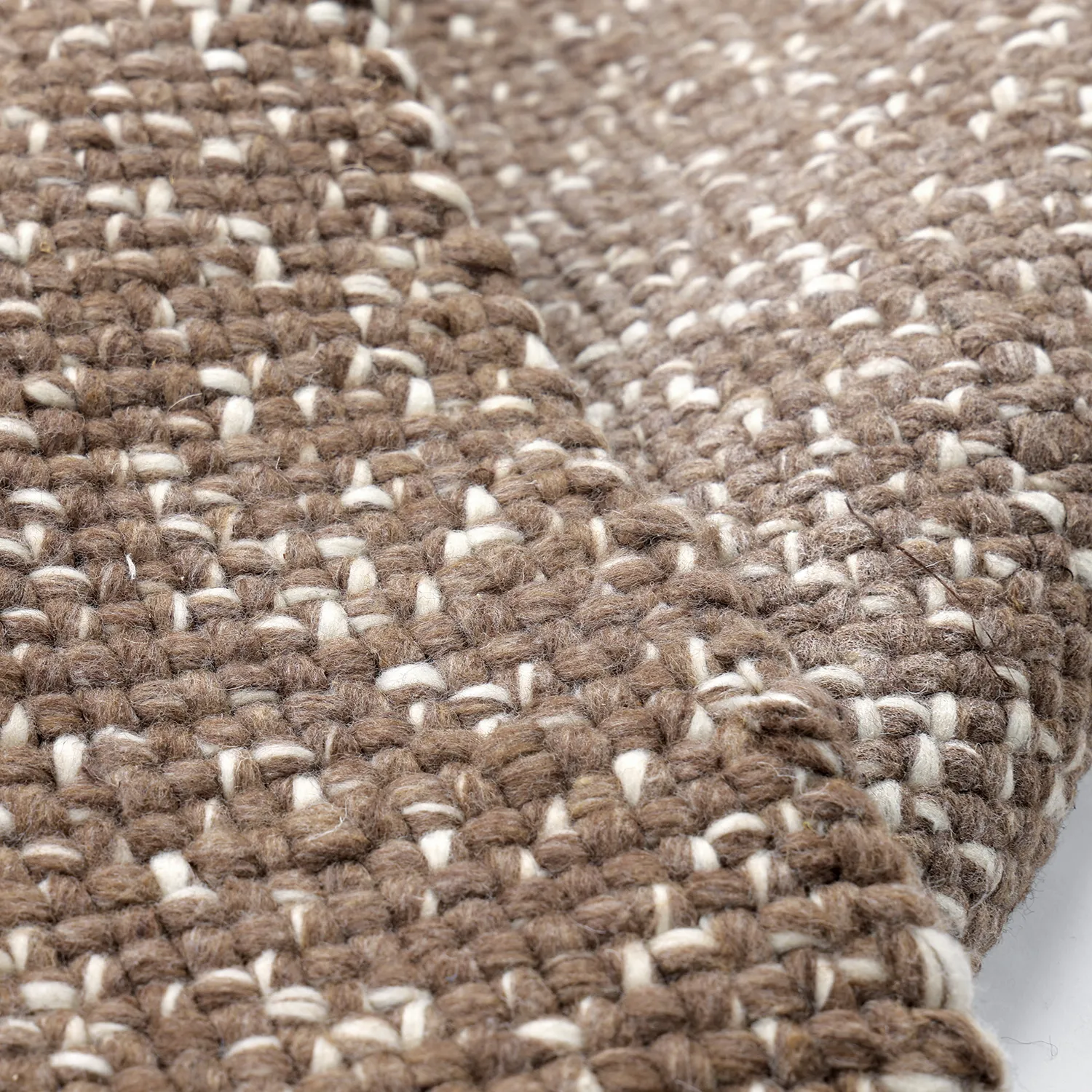 Innendørs/Utendørs tepper - Orta Wool Look (brun)