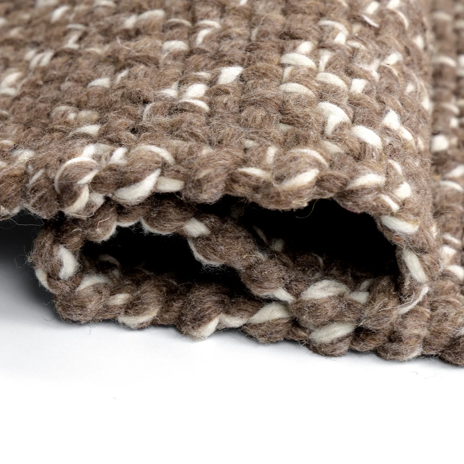 Innendørs/Utendørs tepper - Orta Wool Look (brun)