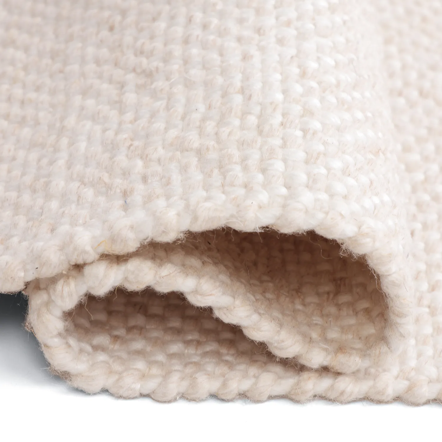 Innendørs/Utendørs tepper - Orta Wool Look (krem)